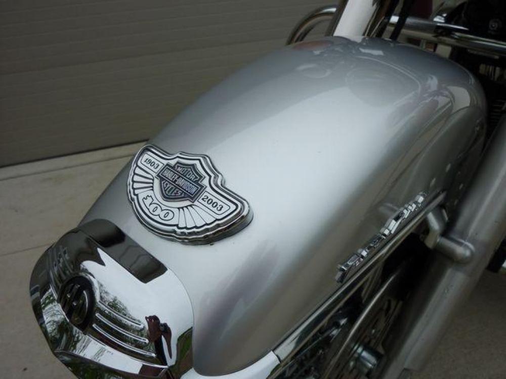 2003 Silver Other FLHRCI Road King 100th Anniversary Edition with an V2 engine, 5 Spd Manual transmission, located at 2510 47th St. Suite 200, Boulder, CO, 80301, (303) 641-0333, 40.026196, -105.243217 - 2003 Road King Anniversary Edition -- Screaming Eagle Pipes -- Stage 2 Engine Mod -- Near New Condition This classic Harley Road King is adorned with the two-tone Sterling Silver and Vivid Black paint scheme with 100th Anniversary striping, and she has just about all the extras you could wis - Photo #30