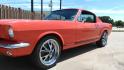 1965 Orange (Poppi) /Black Ford Mustang 2+2 (5R09C148627) with an 289 cu. in V8 engine, Automatic 3sp C4 transmission, located at 2510 47th St. Suite 200, Boulder, CO, 80301, (303) 641-0333, 40.026196, -105.243217 - Photo#26