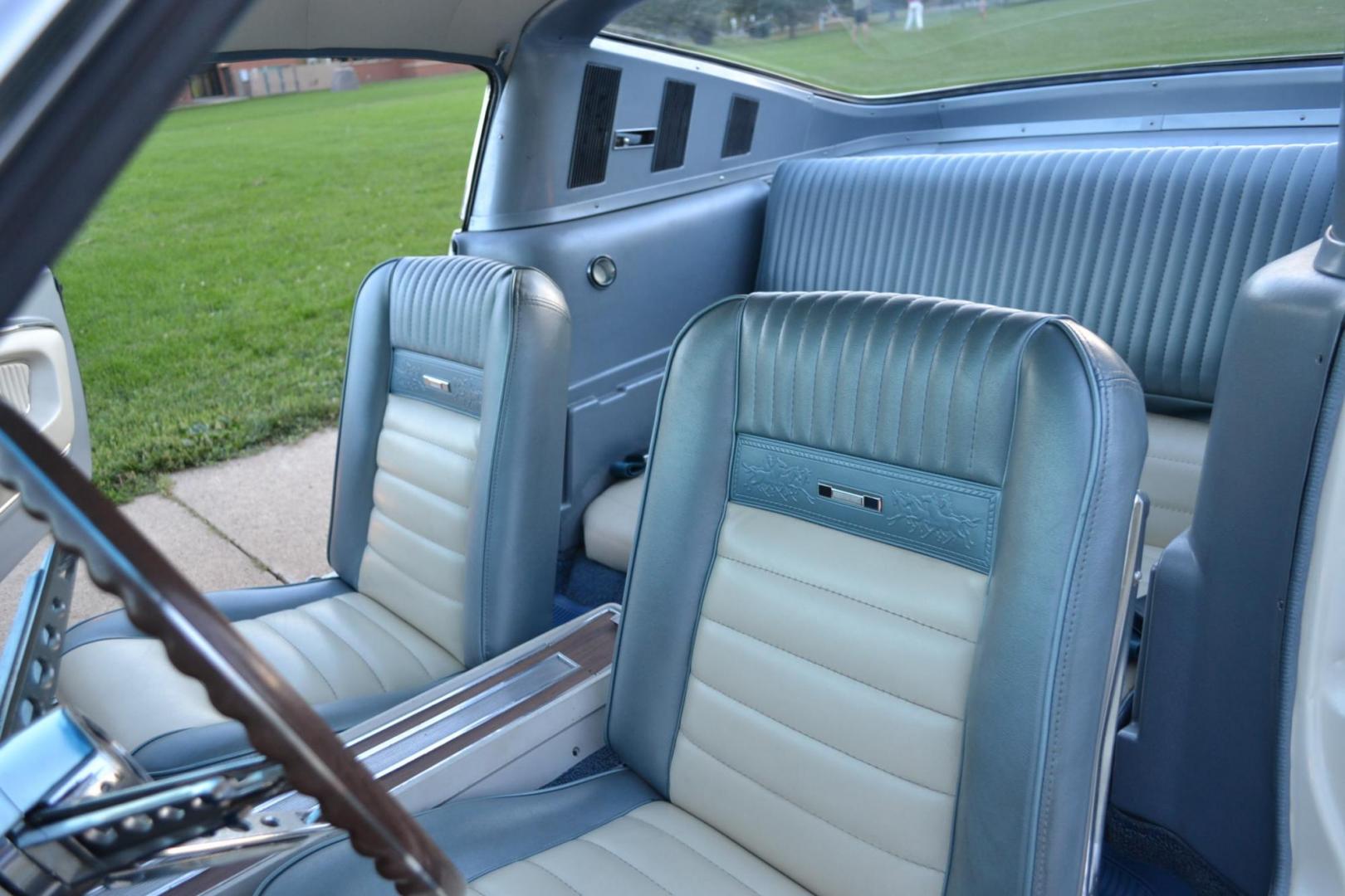 1966 White /Blue Ford Mustang Original GT, Hi-Po, ( K- Code ), 2+2, 4-Speed, Deluxe Pony Interior, Rally Pac. (6F09K192549) with an Correct 289V8 Engine engine, Manual transmission, located at 2510 47th St. Suite 200, Boulder, CO, 80301, (303) 641-0333, 40.026196, -105.243217 - Photo#19