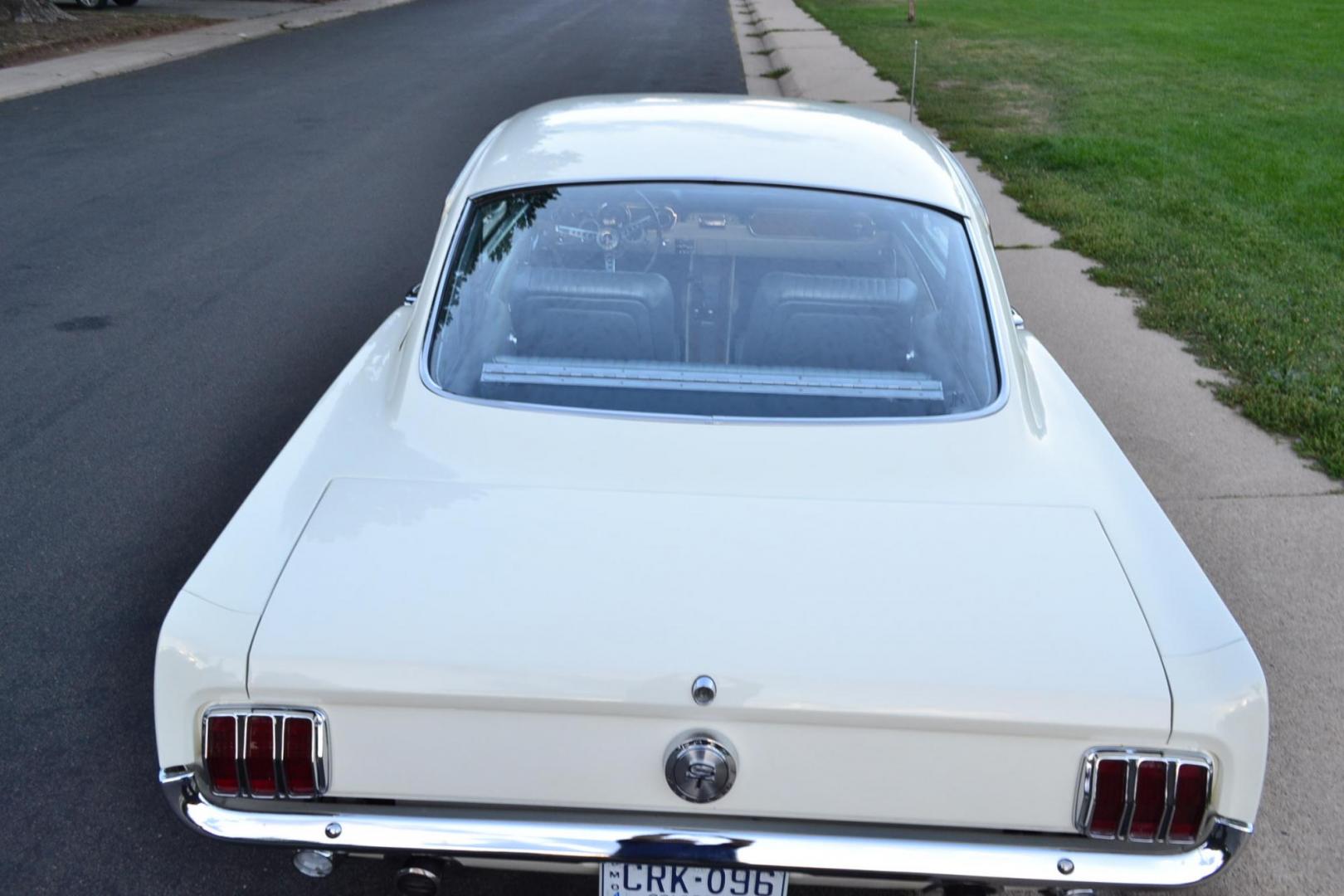 1966 White /Blue Ford Mustang Original GT, Hi-Po, ( K- Code ), 2+2, 4-Speed, Deluxe Pony Interior, Rally Pac. (6F09K192549) with an Correct 289V8 Engine engine, Manual transmission, located at 2510 47th St. Suite 200, Boulder, CO, 80301, (303) 641-0333, 40.026196, -105.243217 - Photo#30