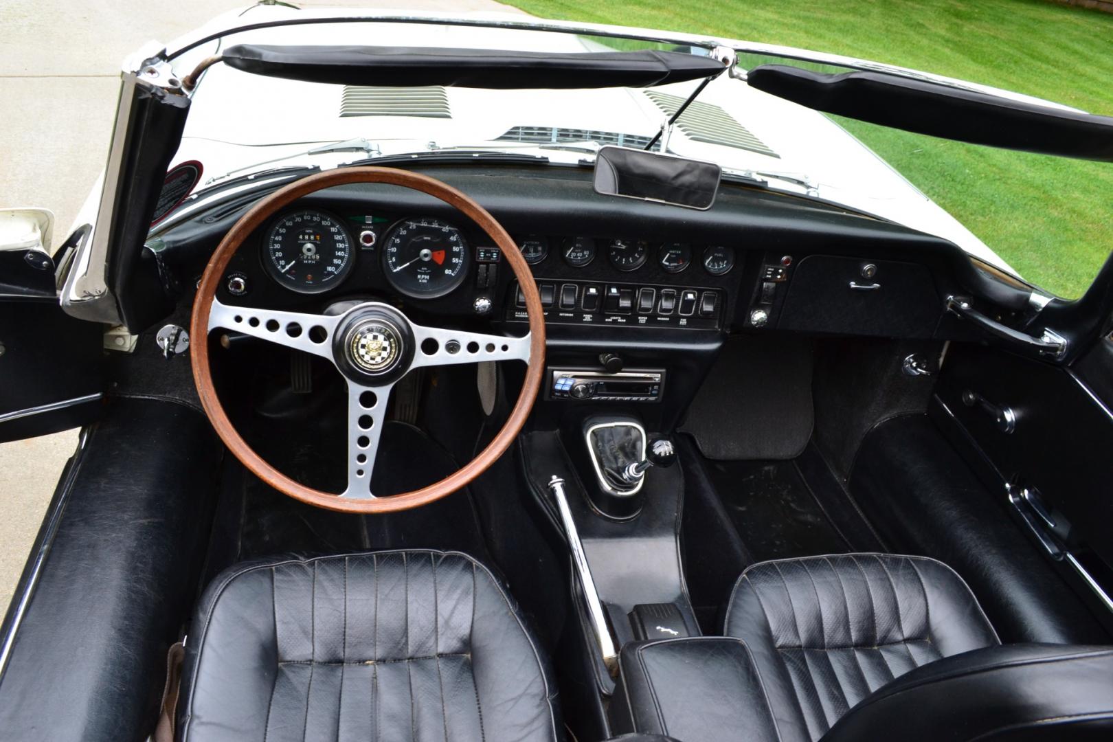 1970 White /Black Jaguar XKE E-type Series ll 4.2L Roadster (J701R116730) with an 4.2L Engine engine, Manual transmission, located at 2510 47th St. Suite 200, Boulder, CO, 80301, (303) 641-0333, 40.026196, -105.243217 - -- VIN. J701R11673, 1970 Original, 69,128 Actual Mile, 53 YEAR Southern California Jaguar Series II E-Type 4.2L Survivor, One Original Old English Respray on a Stripped to Bare Metal No Hit Survivor, with New Black Italian Cowhides. Original Documents and Photographs Tracking All 3 Owners from - Photo#24