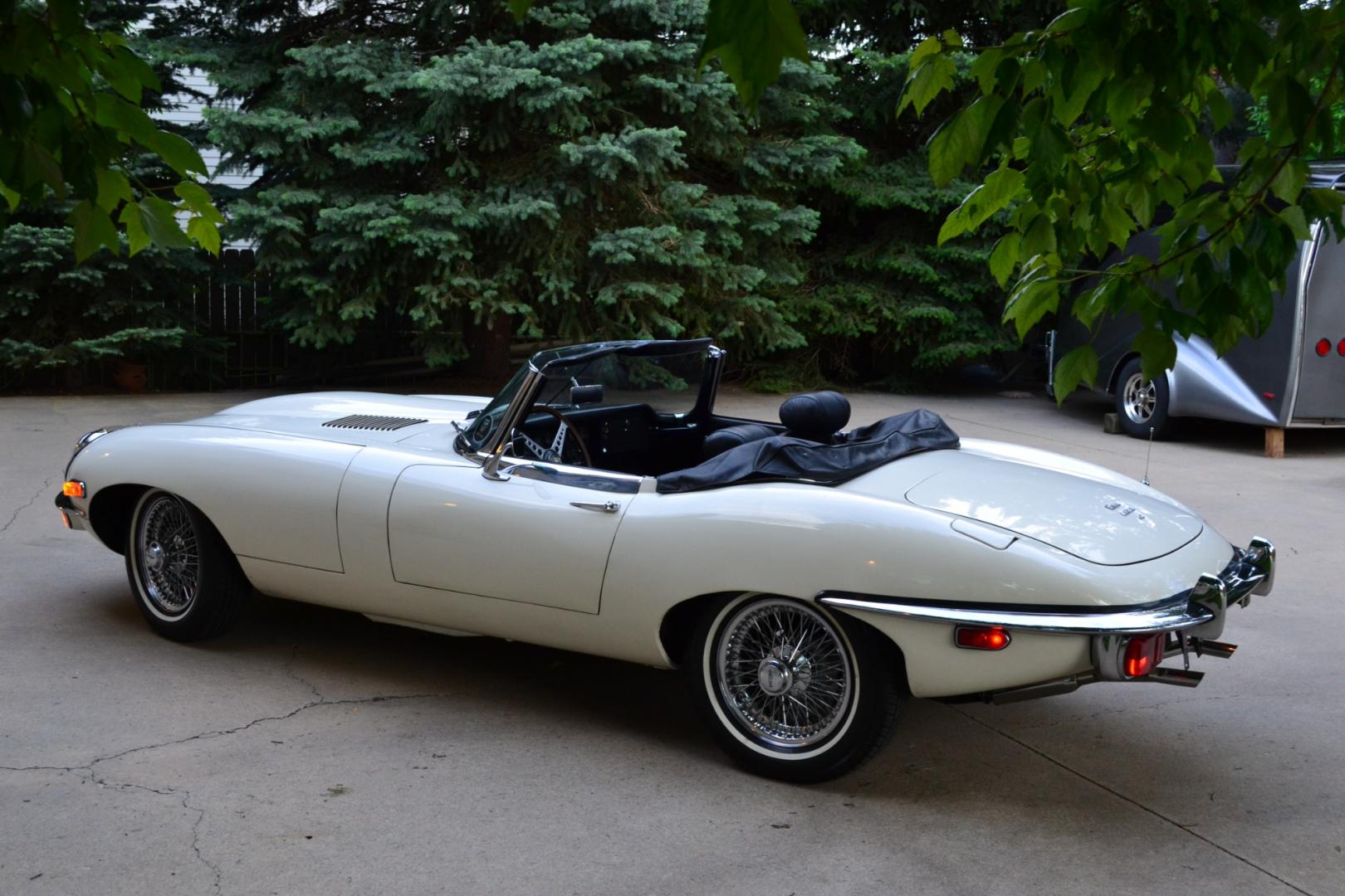 1970 White /Black Jaguar XKE E-type Series ll 4.2L Roadster (J701R116730) with an 4.2L Engine engine, Manual transmission, located at 2510 47th St. Suite 200, Boulder, CO, 80301, (303) 641-0333, 40.026196, -105.243217 - -- VIN. J701R11673, 1970 Original, 69,128 Actual Mile, 53 YEAR Southern California Jaguar Series II E-Type 4.2L Survivor, One Original Old English Respray on a Stripped to Bare Metal No Hit Survivor, with New Black Italian Cowhides. Original Documents and Photographs Tracking All 3 Owners from - Photo#4