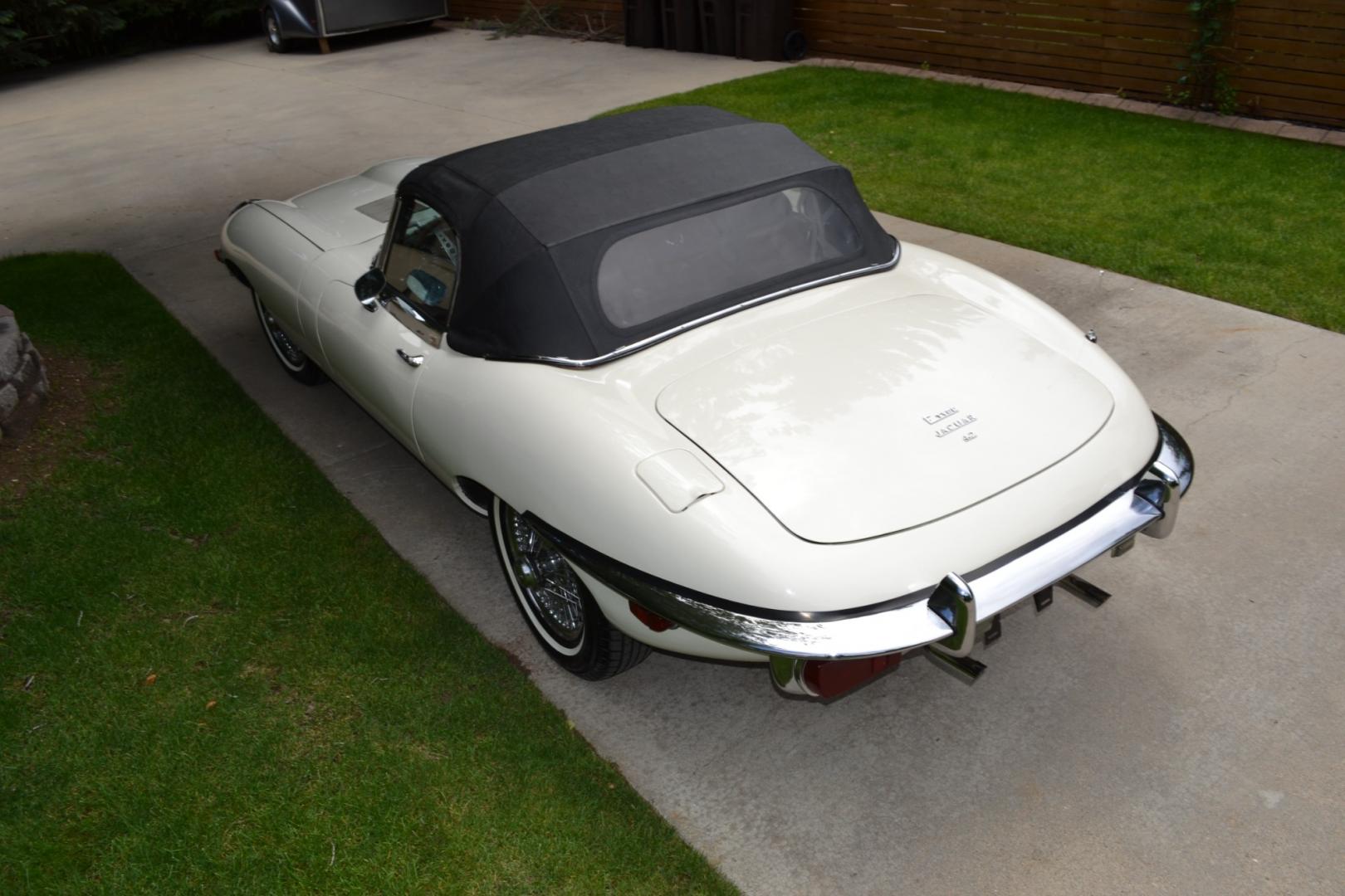 1970 White /Black Jaguar XKE E-type Series ll 4.2L Roadster (J701R116730) with an 4.2L Engine engine, Manual transmission, located at 2510 47th St. Suite 200, Boulder, CO, 80301, (303) 641-0333, 40.026196, -105.243217 - -- VIN. J701R11673, 1970 Original, 69,128 Actual Mile, 53 YEAR Southern California Jaguar Series II E-Type 4.2L Survivor, One Original Old English Respray on a Stripped to Bare Metal No Hit Survivor, with New Black Italian Cowhides. Original Documents and Photographs Tracking All 3 Owners from - Photo#5