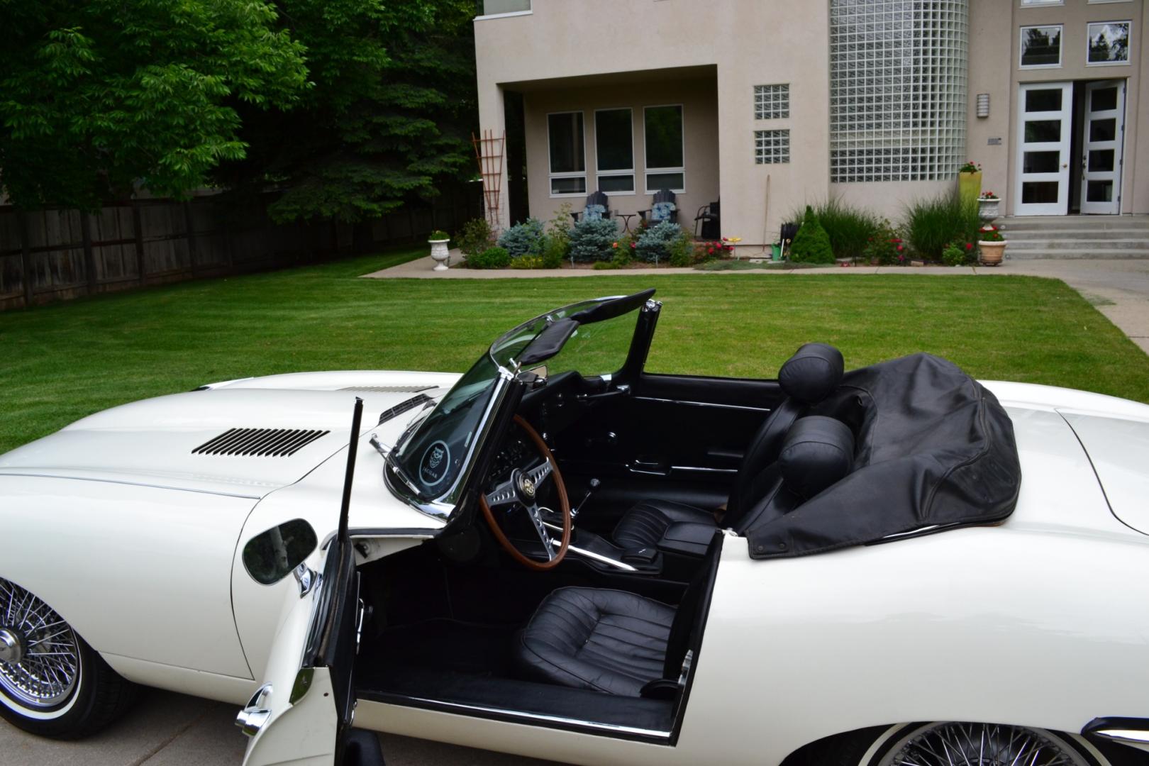 1970 White /Black Jaguar XKE E-type Series ll 4.2L Roadster (J701R116730) with an 4.2L Engine engine, Manual transmission, located at 2510 47th St. Suite 200, Boulder, CO, 80301, (303) 641-0333, 40.026196, -105.243217 - -- VIN. J701R11673, 1970 Original, 69,128 Actual Mile, 53 YEAR Southern California Jaguar Series II E-Type 4.2L Survivor, One Original Old English Respray on a Stripped to Bare Metal No Hit Survivor, with New Black Italian Cowhides. Original Documents and Photographs Tracking All 3 Owners from - Photo#20