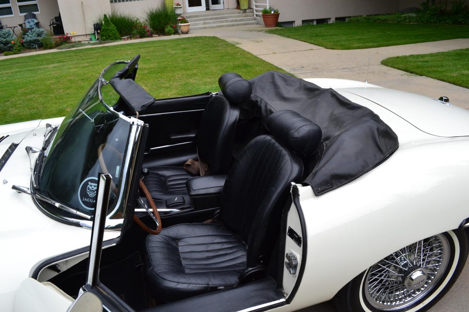 1970 White /Black Jaguar XKE E-type Series ll 4.2L Roadster (J701R116730) with an 4.2L Engine engine, Manual transmission, located at 2510 47th St. Suite 200, Boulder, CO, 80301, (303) 641-0333, 40.026196, -105.243217 - -- VIN. J701R11673, 1970 Original, 69,128 Actual Mile, 53 YEAR Southern California Jaguar Series II E-Type 4.2L Survivor, One Original Old English Respray on a Stripped to Bare Metal No Hit Survivor, with New Black Italian Cowhides. Original Documents and Photographs Tracking All 3 Owners from - Photo#21