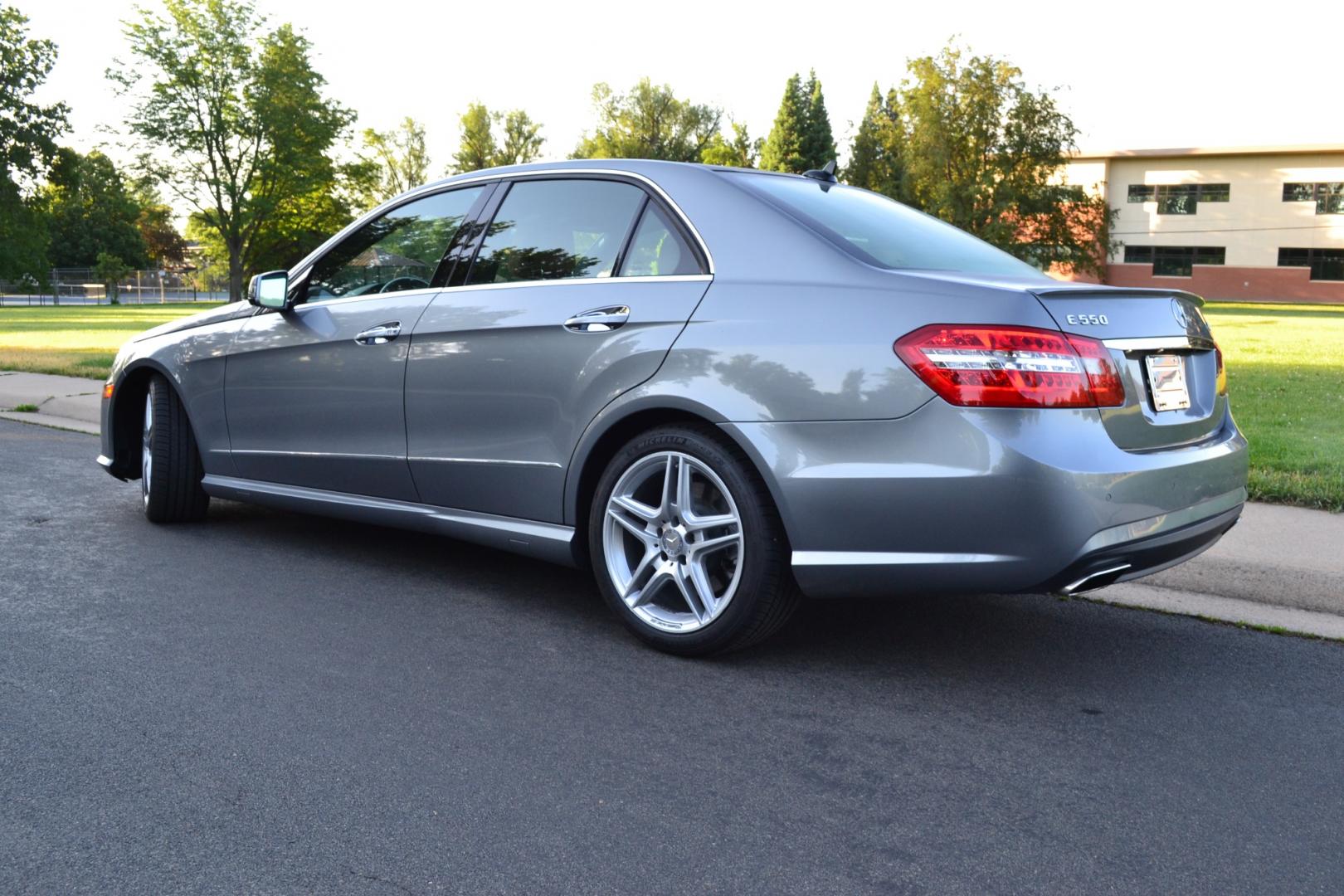 2013 Silver /Saddle Mercedes-Benz E-Class E550 (WDDHF9BB7DA) with an Turbocharged Gas V8 engine, Automatic transmission, located at 2510 47th St. Suite 200, Boulder, CO, 80301, (303) 641-0333, 40.026196, -105.243217 - Photo#5