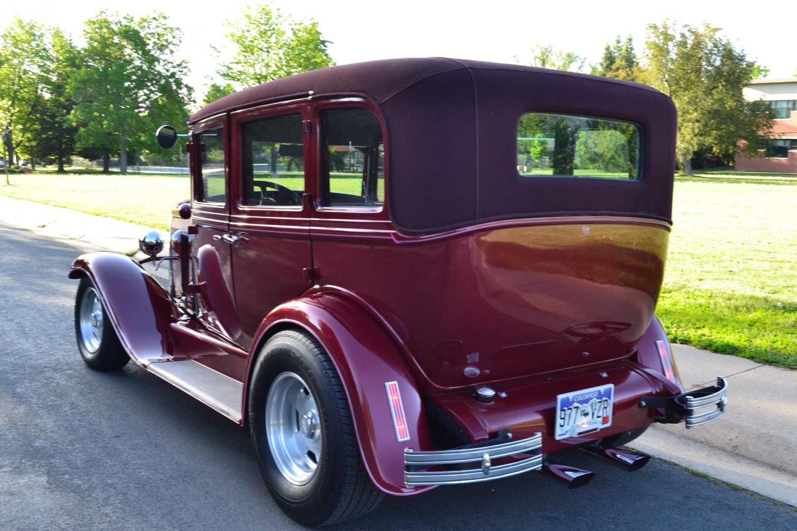 1930 Red Chevy Roadster (824B13182) with an V8 engine, Automatic transmission, located at 2510 47th St. Suite 200, Boulder, CO, 80301, (303) 641-0333, 40.026196, -105.243217 - This Beautiful Restored, Corvette ( L79 ) Powered, 1930 Chevy Street Rod is a recent Estate Acquisition from Boulder Colorado. Boulder Motors has performed an inspection and updates in May 2024. It's Finished in a Show Quality Deltron Base Coat, Clear Coat GM Garnet Red Metallic. Color Sanded and - Photo#5