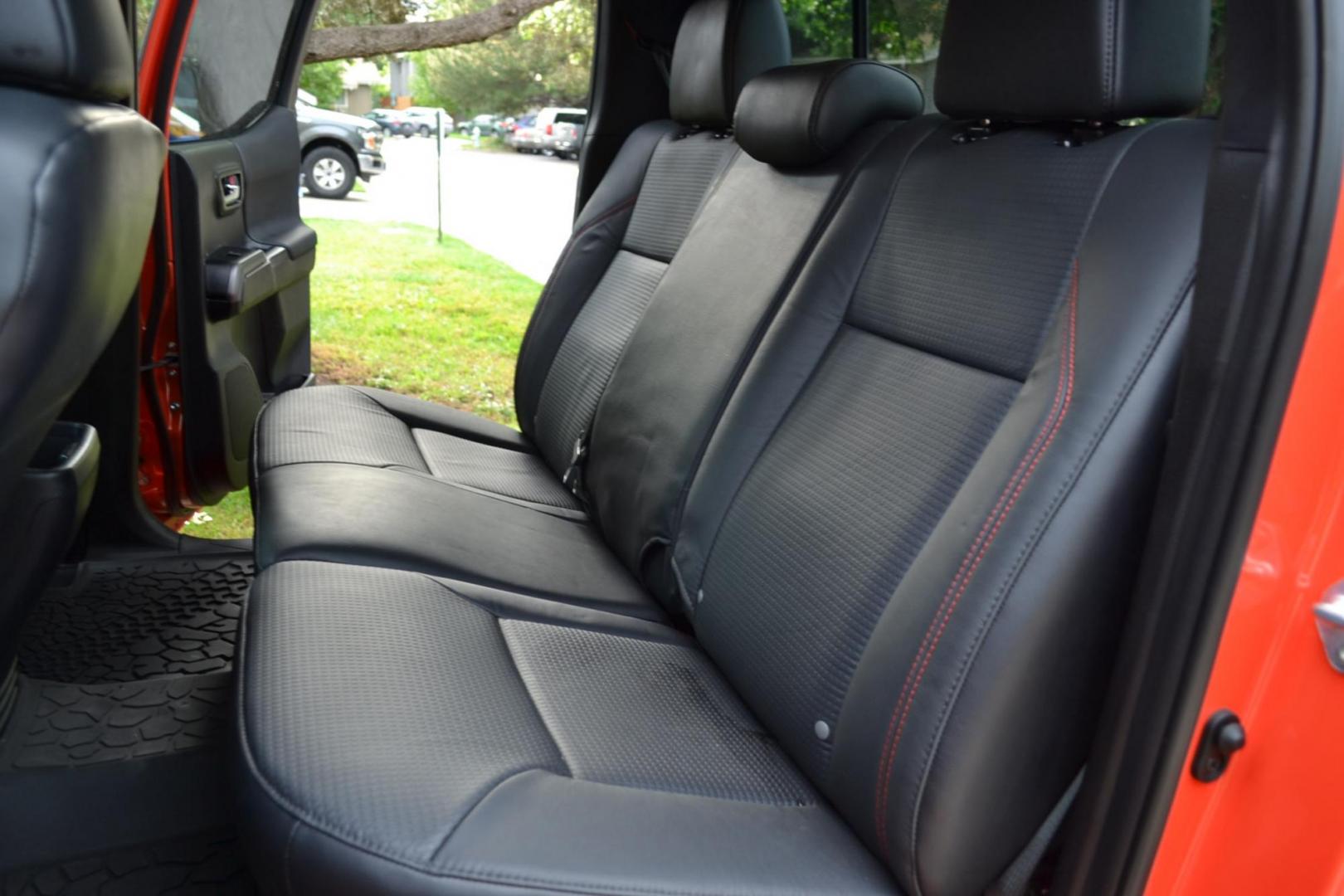 2023 Orange /Black Toyota Tacoma TRD Pro Short Bed (3TYCZ5AN1PT) with an 3.5L V6 DOHC 24V engine, 6A transmission, located at 2510 47th St. Suite 200, Boulder, CO, 80301, (303) 641-0333, 40.026196, -105.243217 - This Beautiful Super Low Mile, 6,082, Boulder Estate Tacoma, is a New Purchase by Boulder Motors in Boulder Colorado. It is Finished In Toyota's Stunning Special Order Solar Octane Metallic, W/ Heated Black TRD Leather Interior. It has a Flawless CarFax and Auto Check showing no Odometer, Accidents - Photo#25