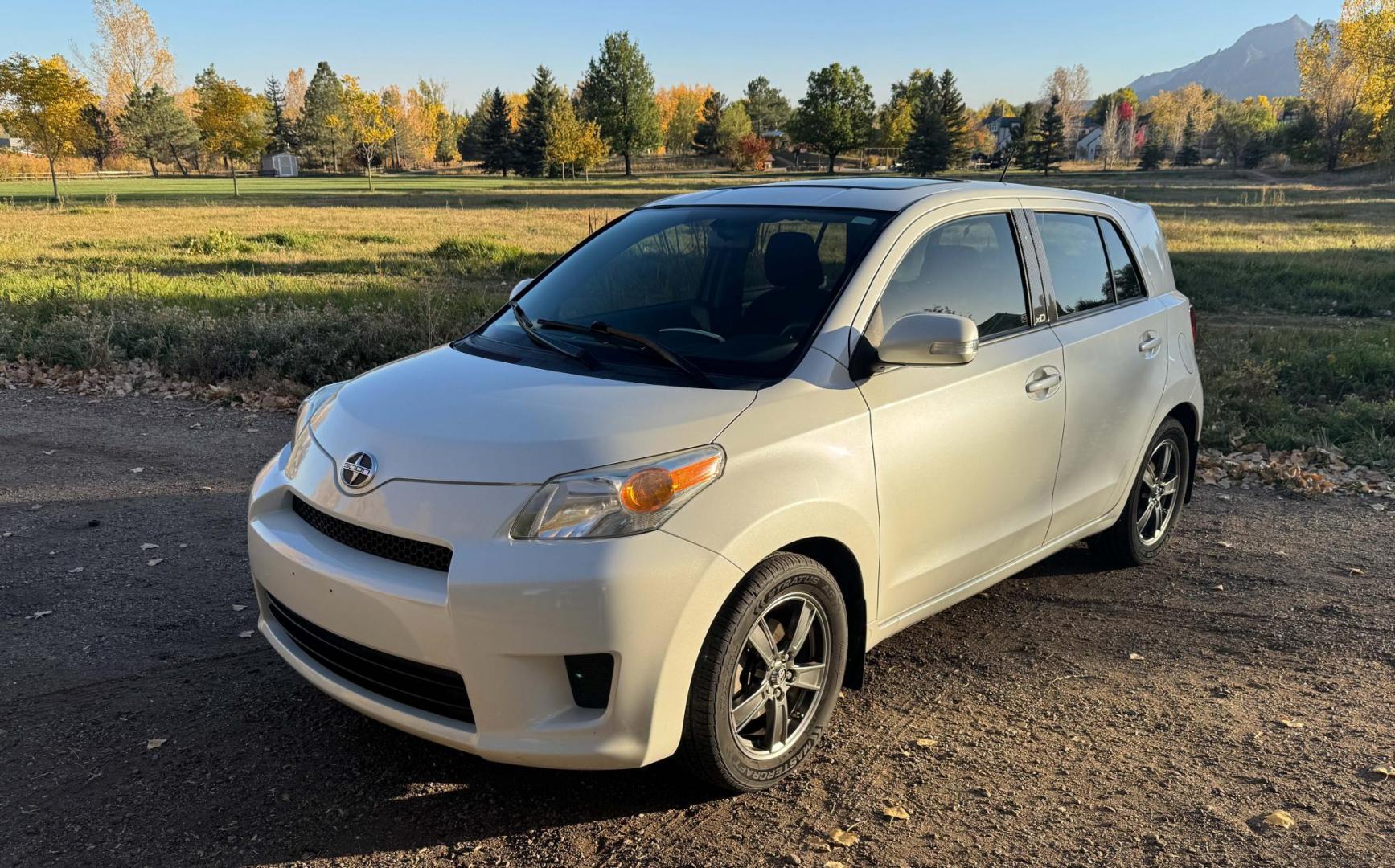 2012 White /Grey Scion xD XDHatchback Release Series (JTKKU4B43C1) with an 1.8L L4 DOHC16V engine, Automatic transmission, located at 2510 47th St. Suite 200, Boulder, CO, 80301, (303) 641-0333, 40.026196, -105.243217 - Photo#0