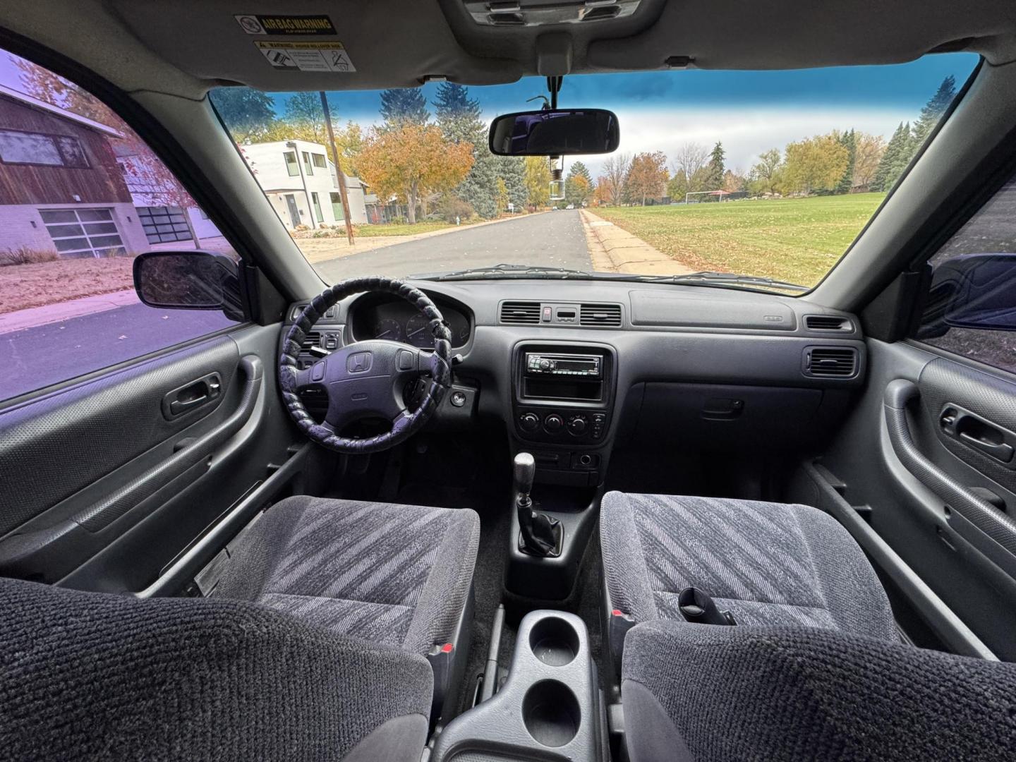 2001 Green /gray Honda CR-V LX 4WD (JHLRD17421S) with an 2.0L L4 DOHC 16V engine, 5-Speed Manual Overdrive transmission, located at 2510 47th St. Suite 200, Boulder, CO, 80301, (303) 641-0333, 40.026196, -105.243217 - This Beautiful Accident Free, Honda CR-V was acquired by Boulder Motors in October 2024 in Boulder CO. It is Finished in Honda’s Clover Green Pearl (GA). A Clean Clear Colorado Title, 248,xxx, Included is a comprehensive list of all the work done to the CR-V in August of 2023: New JDM Motors f - Photo#17