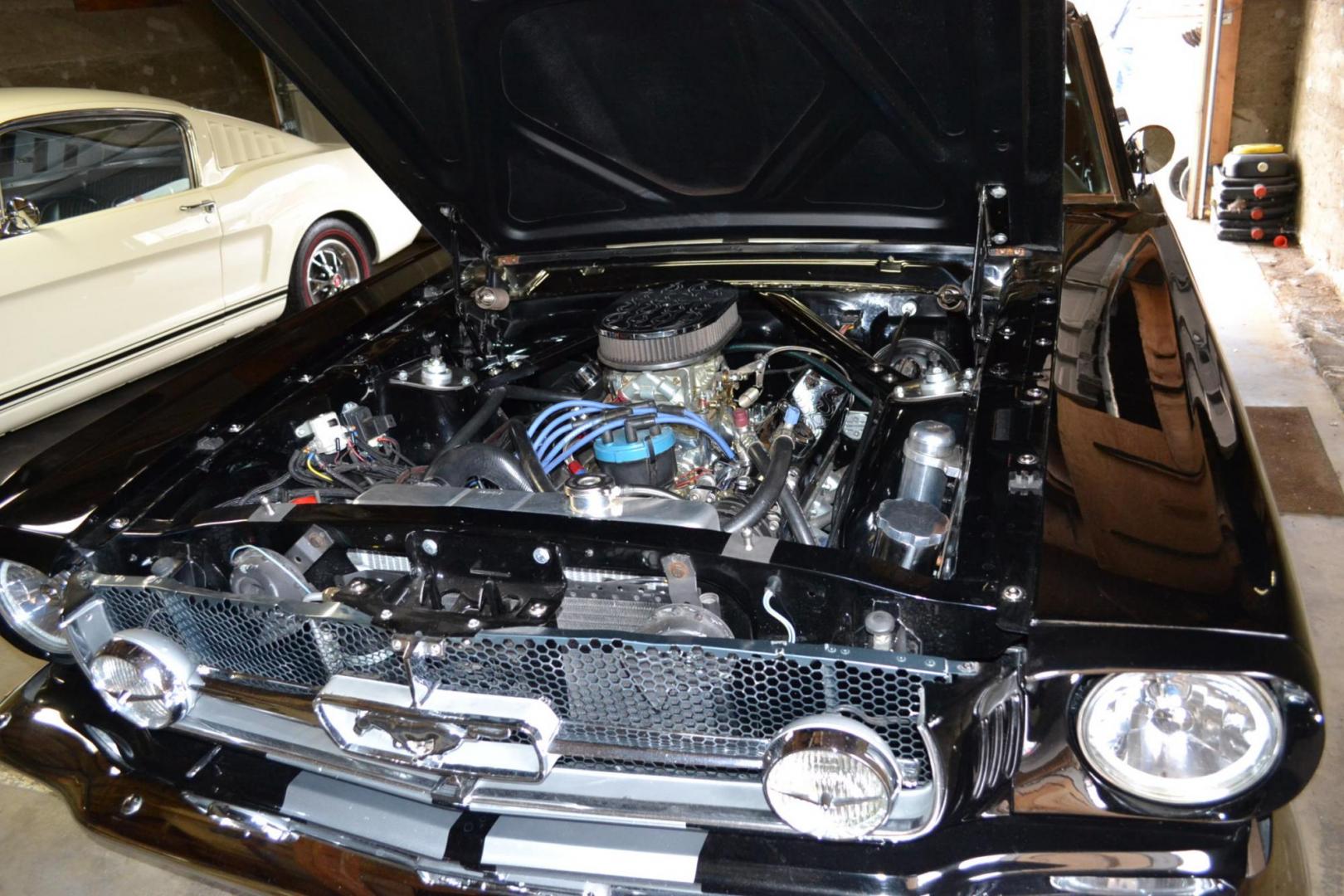 1965 Black /black Ford Mustang Standard (5F07A668786) with an 306ci engine, Manual transmission, located at 2510 47th St. Suite 200, Boulder, CO, 80301, (303) 641-0333, 40.026196, -105.243217 - This Custom Pro-Touring 1965 Mustang Coupe is Powered by a Newly Built 306ci Roller Engine with High Performance Cam, Roller Rockers and Aluminum Heads and Intake, (Edlebrock), Backed by a Tremec T5 5-Speed Manual Transmission and a Ford 9-inch Posi-Traction Rear Axle. It exhales through Ceramic Co - Photo#15