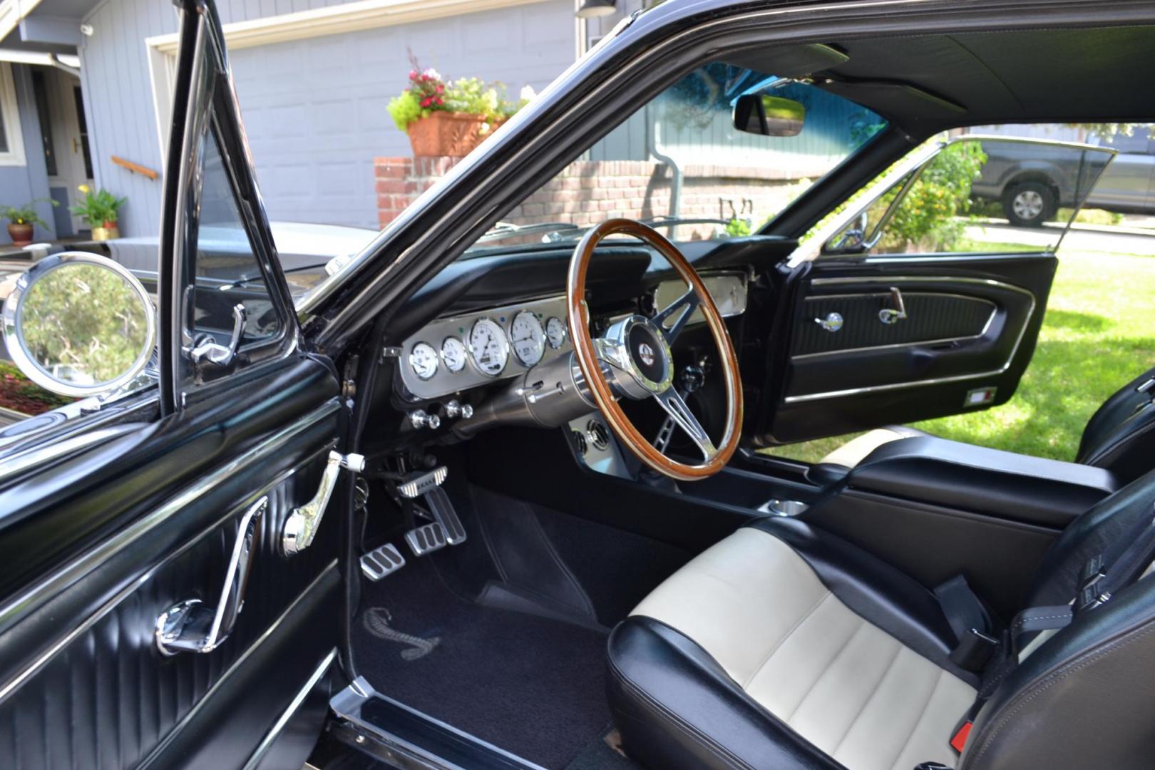 1965 Black /black Ford Mustang Standard (5F07A668786) with an 306ci engine, Manual transmission, located at 2510 47th St. Suite 200, Boulder, CO, 80301, (303) 641-0333, 40.026196, -105.243217 - This Custom Pro-Touring 1965 Mustang Coupe is Powered by a Newly Built 306ci Roller Engine with High Performance Cam, Roller Rockers and Aluminum Heads and Intake, (Edlebrock), Backed by a Tremec T5 5-Speed Manual Transmission and a Ford 9-inch Posi-Traction Rear Axle. It exhales through Ceramic Co - Photo#43