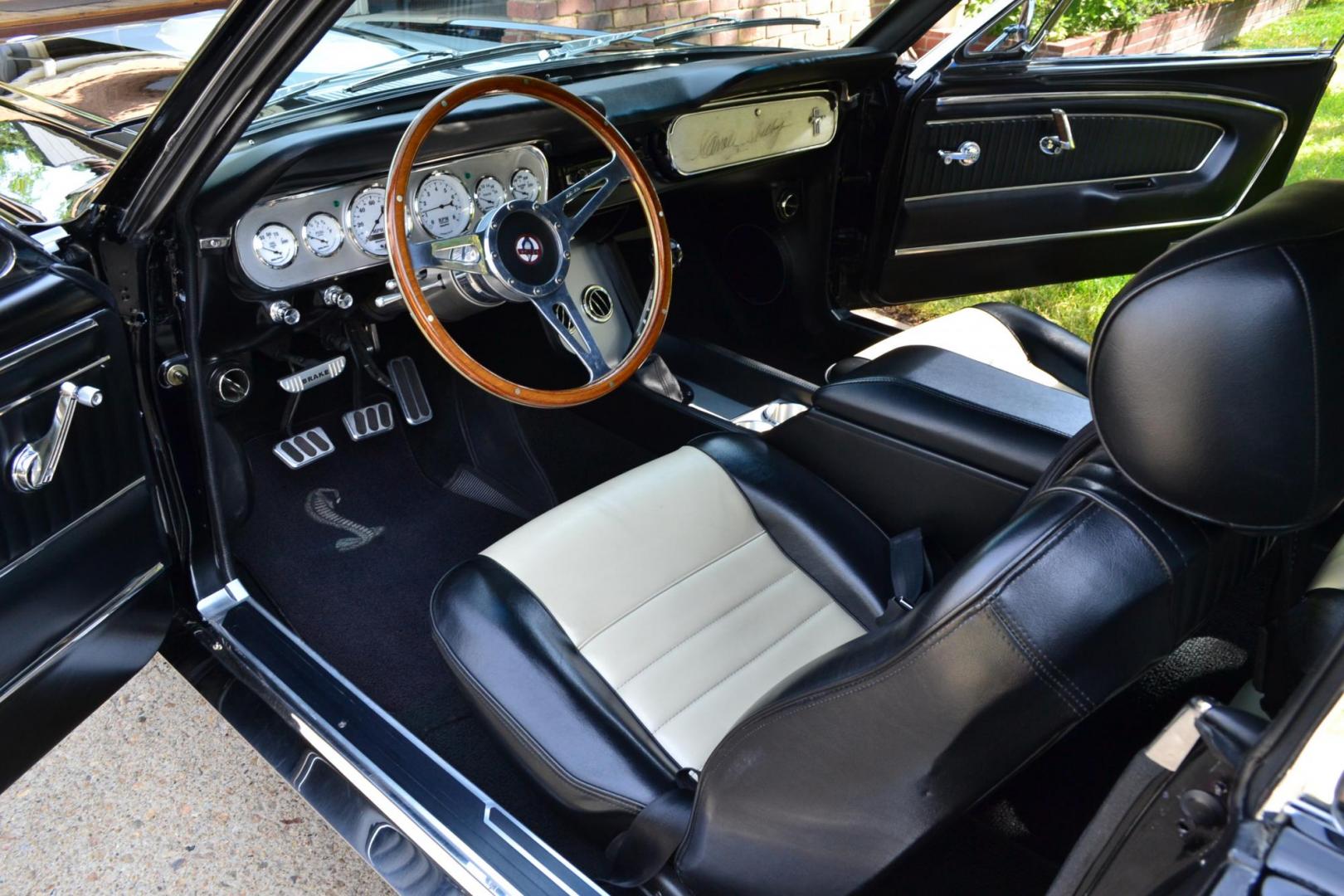 1965 Black /black Ford Mustang Standard (5F07A668786) with an 306ci engine, Manual transmission, located at 2510 47th St. Suite 200, Boulder, CO, 80301, (303) 641-0333, 40.026196, -105.243217 - This Custom Pro-Touring 1965 Mustang Coupe is Powered by a Newly Built 306ci Roller Engine with High Performance Cam, Roller Rockers and Aluminum Heads and Intake, (Edlebrock), Backed by a Tremec T5 5-Speed Manual Transmission and a Ford 9-inch Posi-Traction Rear Axle. It exhales through Ceramic Co - Photo#49