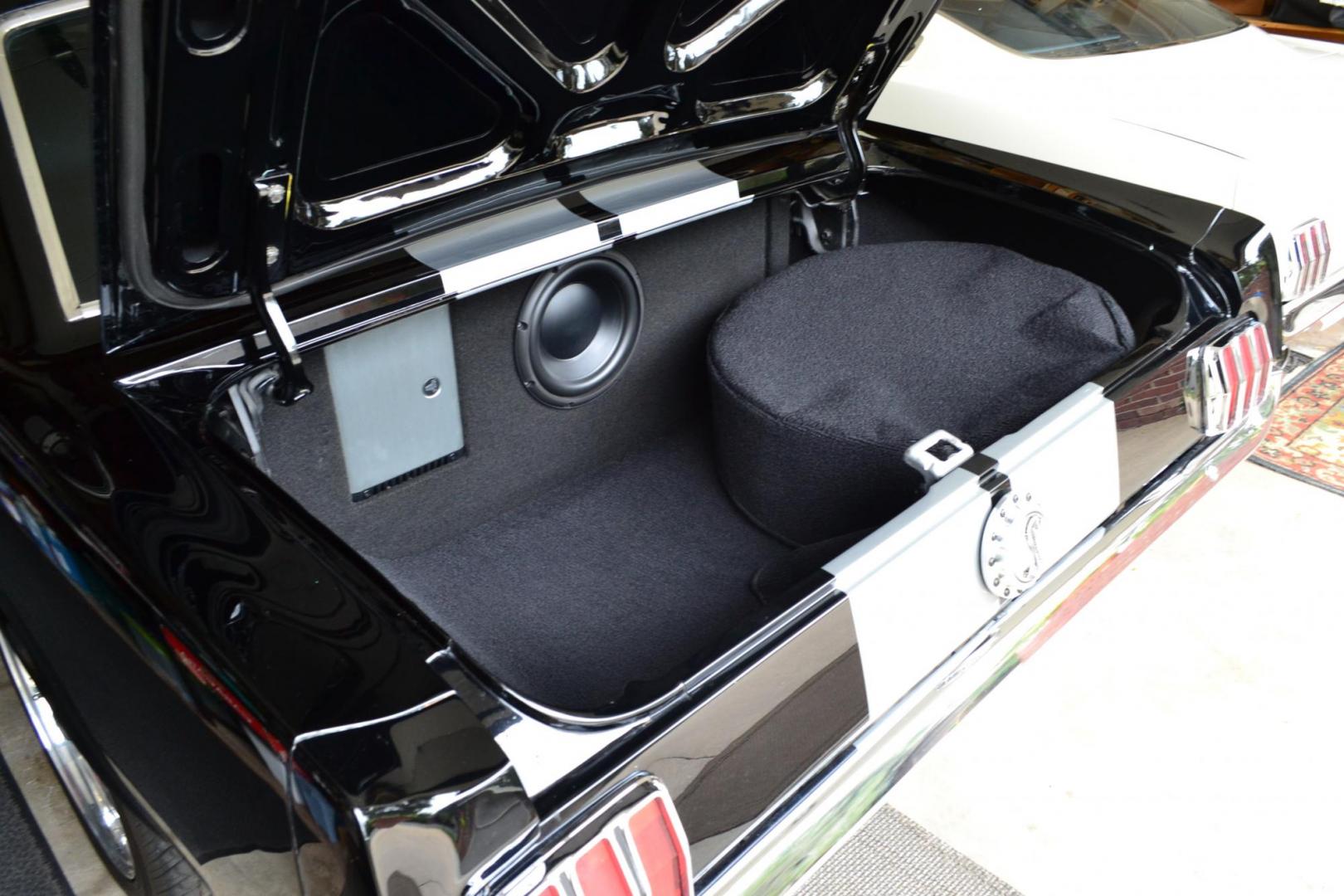 1965 Black /black Ford Mustang Standard (5F07A668786) with an 306ci engine, Manual transmission, located at 2510 47th St. Suite 200, Boulder, CO, 80301, (303) 641-0333, 40.026196, -105.243217 - This Custom Pro-Touring 1965 Mustang Coupe is Powered by a Newly Built 306ci Roller Engine with High Performance Cam, Roller Rockers and Aluminum Heads and Intake, (Edlebrock), Backed by a Tremec T5 5-Speed Manual Transmission and a Ford 9-inch Posi-Traction Rear Axle. It exhales through Ceramic Co - Photo#76