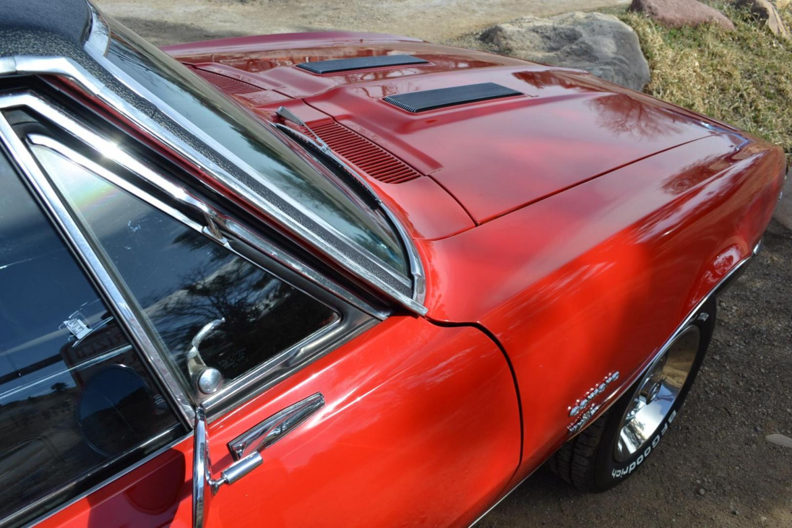 1967 Red /Black Chevrolet Camaro RS/SS (123377N2304) with an V8 engine, Automatic transmission, located at 2510 47th St. Suite 200, Boulder, CO, 80301, (303) 641-0333, 40.026196, -105.243217 - This 1967 Chevrolet Camaro received a recent Comprehensive Restoration. It is Shown In Rally Red with RS/SS specification. A Chevrolet 350ci High Performance V8 Engine is Backed by a Turbo 350 Automatic Transmission And a 12-Bolt Rear End. This Coupe Features Power Steering, Power Brakes, Hideaway L - Photo#17