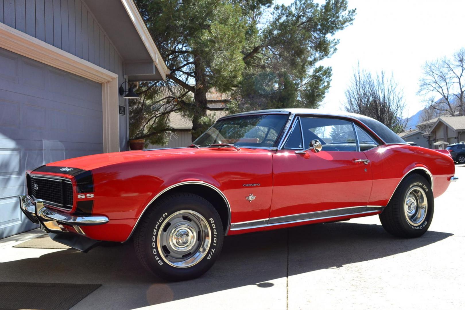 1967 Red /Black Chevrolet Camaro RS/SS (123377N2304) with an V8 engine, Automatic transmission, located at 2510 47th St. Suite 200, Boulder, CO, 80301, (303) 641-0333, 40.026196, -105.243217 - This 1967 Chevrolet Camaro received a recent Comprehensive Restoration. It is Shown In Rally Red with RS/SS specification. A Chevrolet 350ci High Performance V8 Engine is Backed by a Turbo 350 Automatic Transmission And a 12-Bolt Rear End. This Coupe Features Power Steering, Power Brakes, Hideaway L - Photo#26