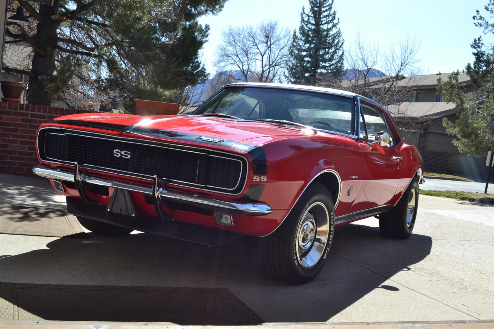 1967 Red /Black Chevrolet Camaro RS/SS (123377N2304) with an V8 engine, Automatic transmission, located at 2510 47th St. Suite 200, Boulder, CO, 80301, (303) 641-0333, 40.026196, -105.243217 - This 1967 Chevrolet Camaro received a recent Comprehensive Restoration. It is Shown In Rally Red with RS/SS specification. A Chevrolet 350ci High Performance V8 Engine is Backed by a Turbo 350 Automatic Transmission And a 12-Bolt Rear End. This Coupe Features Power Steering, Power Brakes, Hideaway L - Photo#27