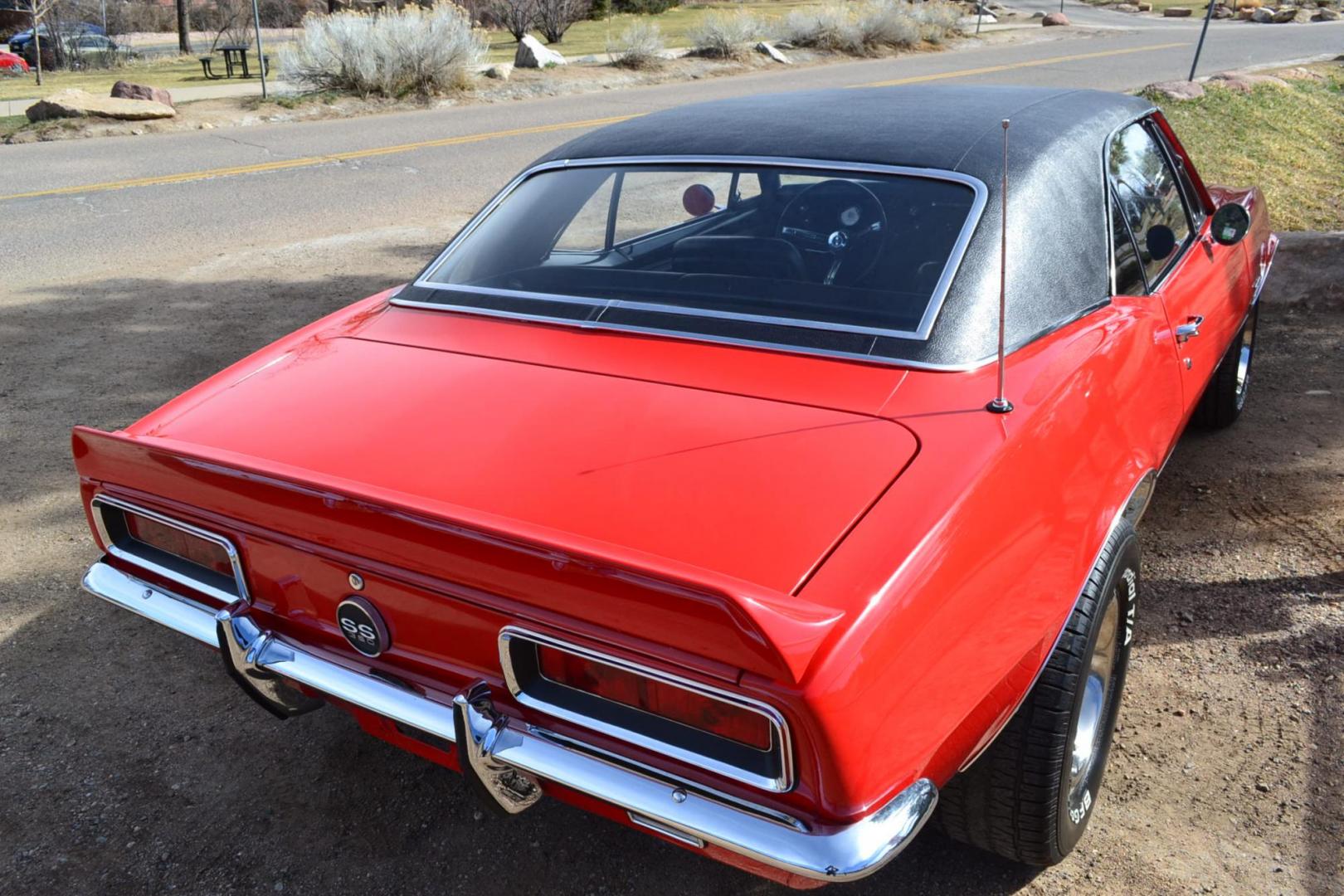 1967 Red /Black Chevrolet Camaro RS/SS (123377N2304) with an V8 engine, Automatic transmission, located at 2510 47th St. Suite 200, Boulder, CO, 80301, (303) 641-0333, 40.026196, -105.243217 - This 1967 Chevrolet Camaro received a recent Comprehensive Restoration. It is Shown In Rally Red with RS/SS specification. A Chevrolet 350ci High Performance V8 Engine is Backed by a Turbo 350 Automatic Transmission And a 12-Bolt Rear End. This Coupe Features Power Steering, Power Brakes, Hideaway L - Photo#8