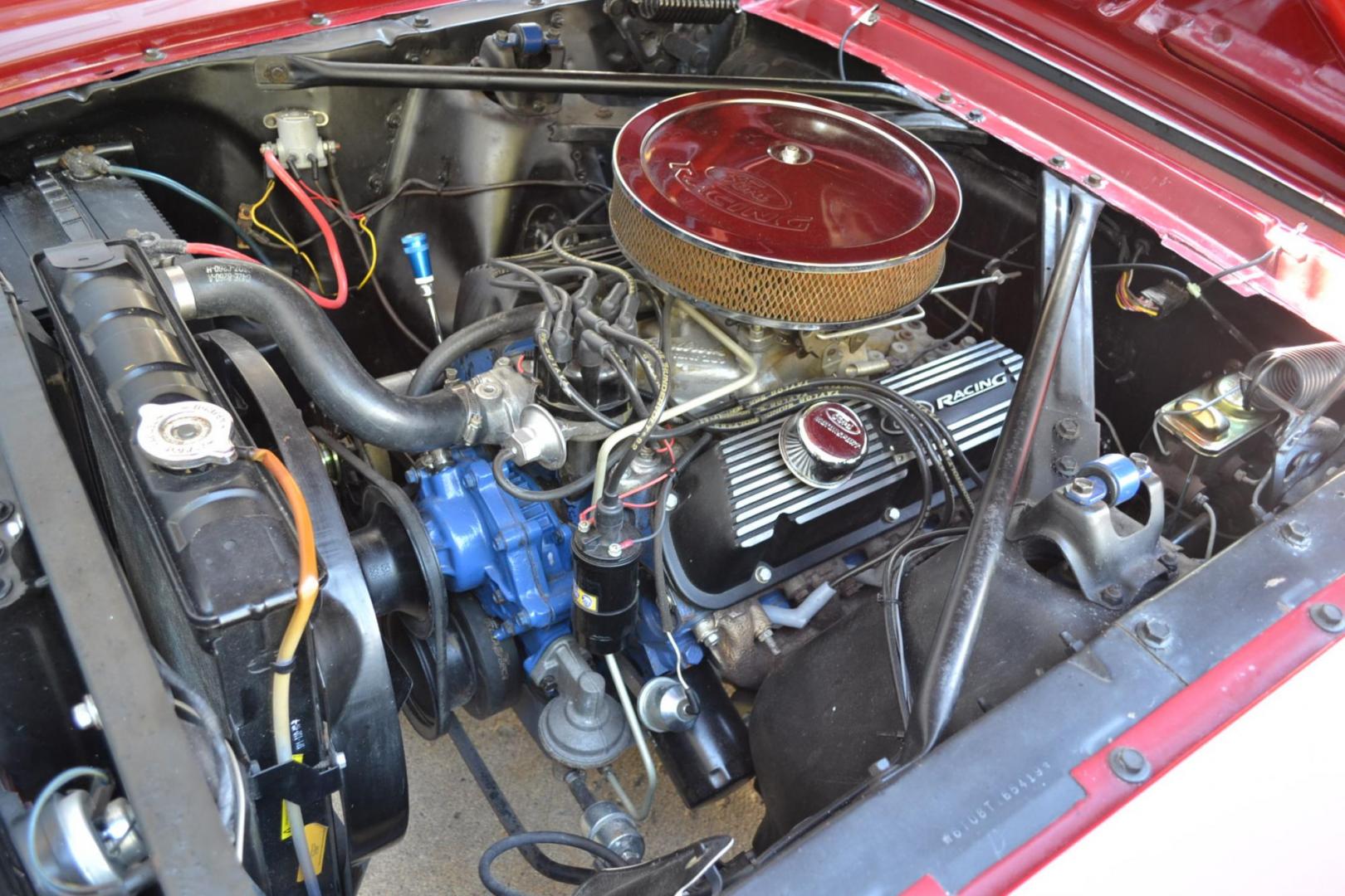 1966 Red /Black Ford Mustang Standard (6T08T165419) with an 302 V8 engine, Manual transmission, located at 2510 47th St. Suite 200, Boulder, CO, 80301, (303) 641-0333, 40.026196, -105.243217 - This 1966 Mustang is a Refreshed Convertible Powered by a 302 V8 paired with a 4 speed Manual Transmission. It is Equipped with an Edelbrock Carburetor, Intake Manifold, Ford Racing Valve Covers, GT Light Bar, Dual Exhaust, Chrome Mustang Styled Steel Wheels with BF Goodrich Solid White Letter Radia - Photo#19