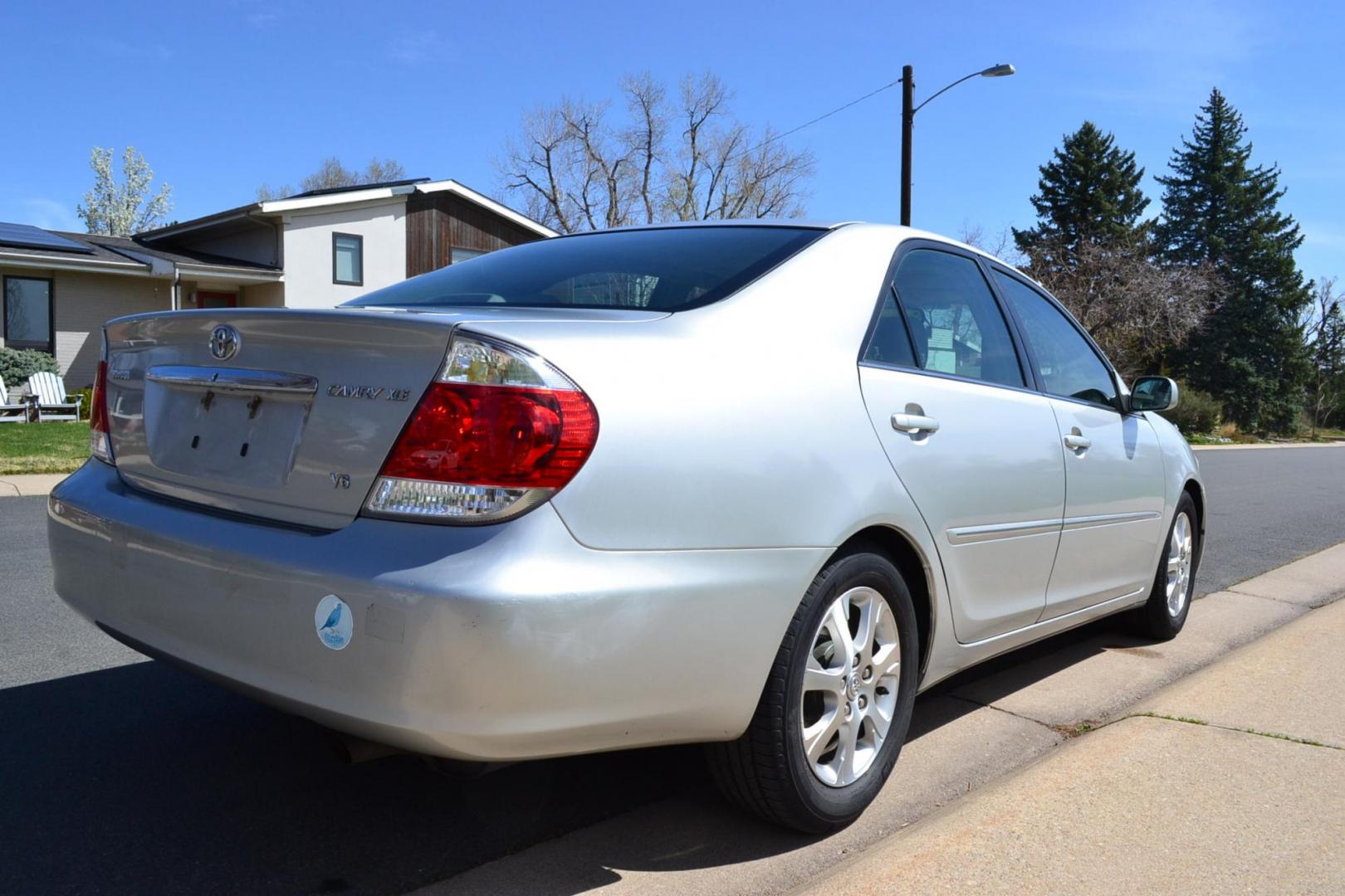 2005 Silver /gray Toyota Camry LE V6 (4T1BF30K75U) with an 3.0L V6 DOHC 24V engine, 5-Speed Automatic Overdrive transmission, located at 2510 47th St. Suite 200, Boulder, CO, 80301, (303) 641-0333, 40.026196, -105.243217 - This Beautiful One Owner, Low Mileage, Colorado Non-Smoker, Female Driven Camry XLE is a new Acquisition by Boulder Motors of Boulder Colorado. It is Finished in Toyota’s Lunar Mist Metallic with Stone interior. It has a One Owner CarFax and Autocheck showing No Odometer or Problems reported Ever. - Photo#10