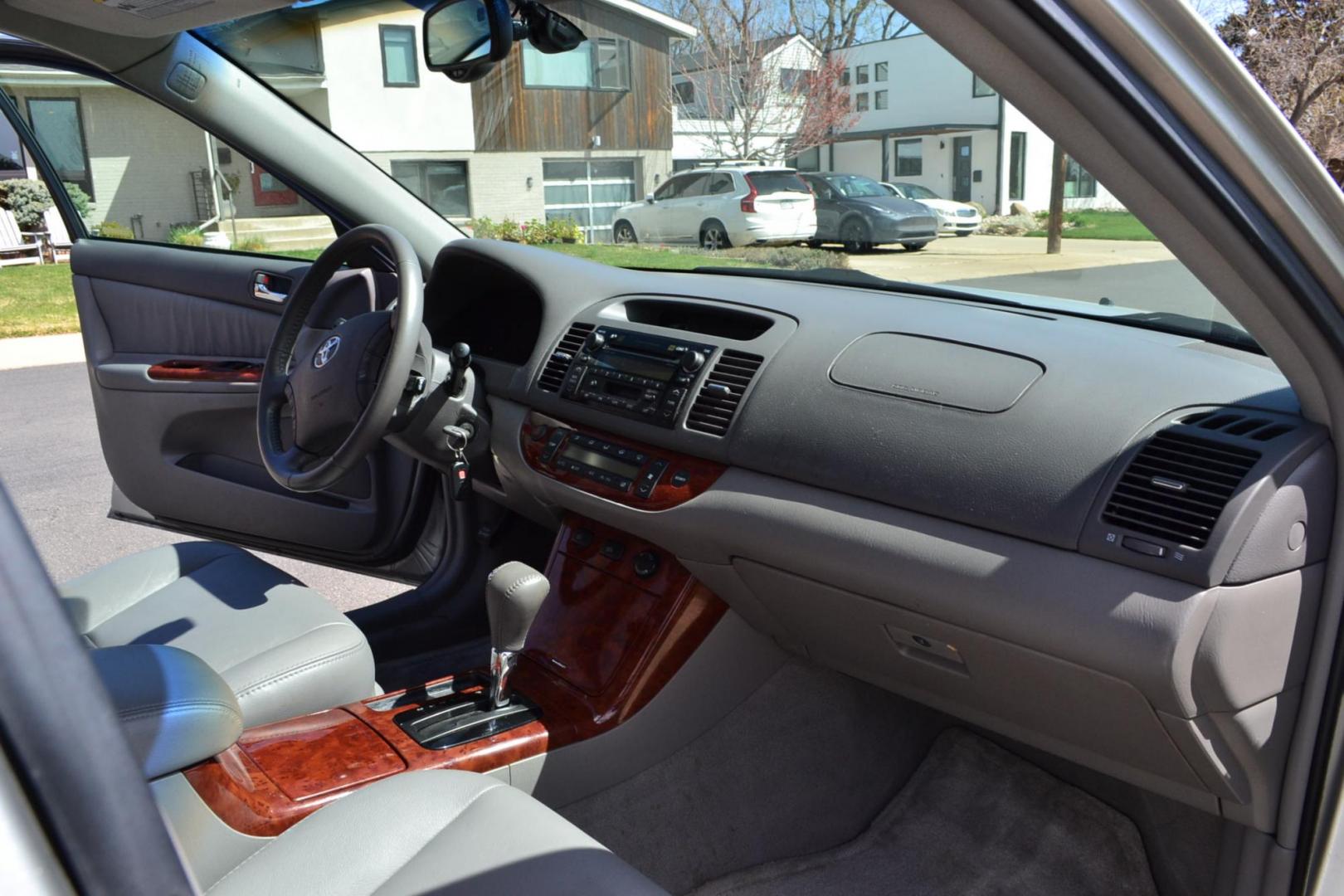 2005 Silver /gray Toyota Camry LE V6 (4T1BF30K75U) with an 3.0L V6 DOHC 24V engine, 5-Speed Automatic Overdrive transmission, located at 2510 47th St. Suite 200, Boulder, CO, 80301, (303) 641-0333, 40.026196, -105.243217 - This Beautiful One Owner, Low Mileage, Colorado Non-Smoker, Female Driven Camry XLE is a new Acquisition by Boulder Motors of Boulder Colorado. It is Finished in Toyota’s Lunar Mist Metallic with Stone interior. It has a One Owner CarFax and Autocheck showing No Odometer or Problems reported Ever. - Photo#21