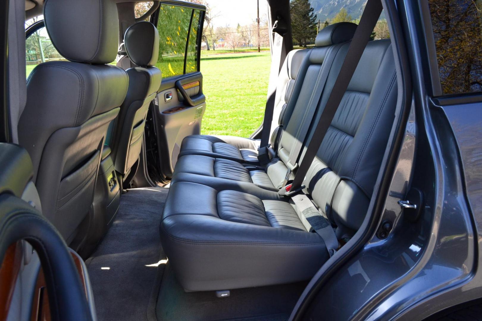 2006 Gray /Gray Lexus LX 470 Sport Utility (JTJHT00W464) with an 4.7L V8 DOHC 32V engine, 5-Speed Automatic Overdrive transmission, located at 2510 47th St. Suite 200, Boulder, CO, 80301, (303) 641-0333, 40.026196, -105.243217 - This Great One Owner, Low Mile, Non Smoker Female Driven LX470 is a New Lexus Trade in Recently Acquired by Boulder Motors of Boulder Colorado. It is Finished in Lexus Galactic Gray Mica with Gray Interior. A Flawless CarFax and AutoCheck Showing No Accidents, Odometer or Problems Reported EVER acc - Photo#25