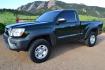 2012 Green /gray Toyota Tacoma Regular Cab 4WD (5TFPX4EN7CX) with an 2.7L L4 DOHC 16V engine, 5-Speed Manual transmission, located at 2510 47th St. Suite 200, Boulder, CO, 80301, (303) 641-0333, 40.026196, -105.243217 - Photo#1