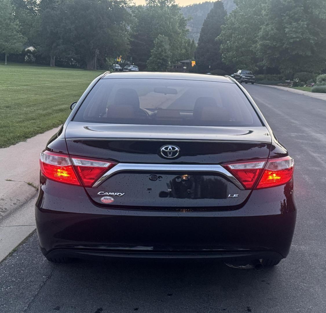 2016 Black /Tan Toyota Camry SE (4T1BF1FK2GU) with an 2.5L L4 DOHC 16V engine, 6-Speed Automatic transmission, located at 2510 47th St. Suite 200, Boulder, CO, 80301, (303) 641-0333, 40.026196, -105.243217 - This, Low Mile, Non-Smoker Camry is a new Acquisition by Boulder Motors, of Boulder Colorado. It is Finished in Toyota’s Midnight Black Metallic with Flaxen interior. It has clean CarFax and Autocheck showing No Odometer or Problems reported Ever. It has a Clean, Clear CO Title. Some of the ad - Photo#7