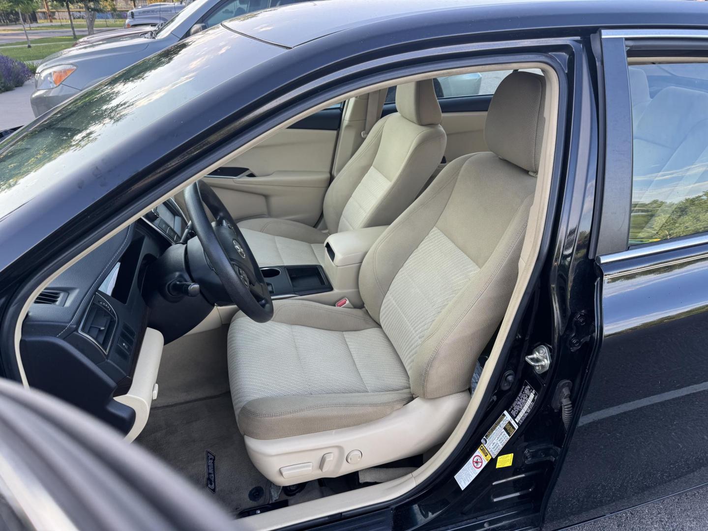 2016 Black /Tan Toyota Camry SE (4T1BF1FK2GU) with an 2.5L L4 DOHC 16V engine, 6-Speed Automatic transmission, located at 2510 47th St. Suite 200, Boulder, CO, 80301, (303) 641-0333, 40.026196, -105.243217 - This, Low Mile, Non-Smoker Camry is a new Acquisition by Boulder Motors, of Boulder Colorado. It is Finished in Toyota’s Midnight Black Metallic with Flaxen interior. It has clean CarFax and Autocheck showing No Odometer or Problems reported Ever. It has a Clean, Clear CO Title. Some of the ad - Photo#12