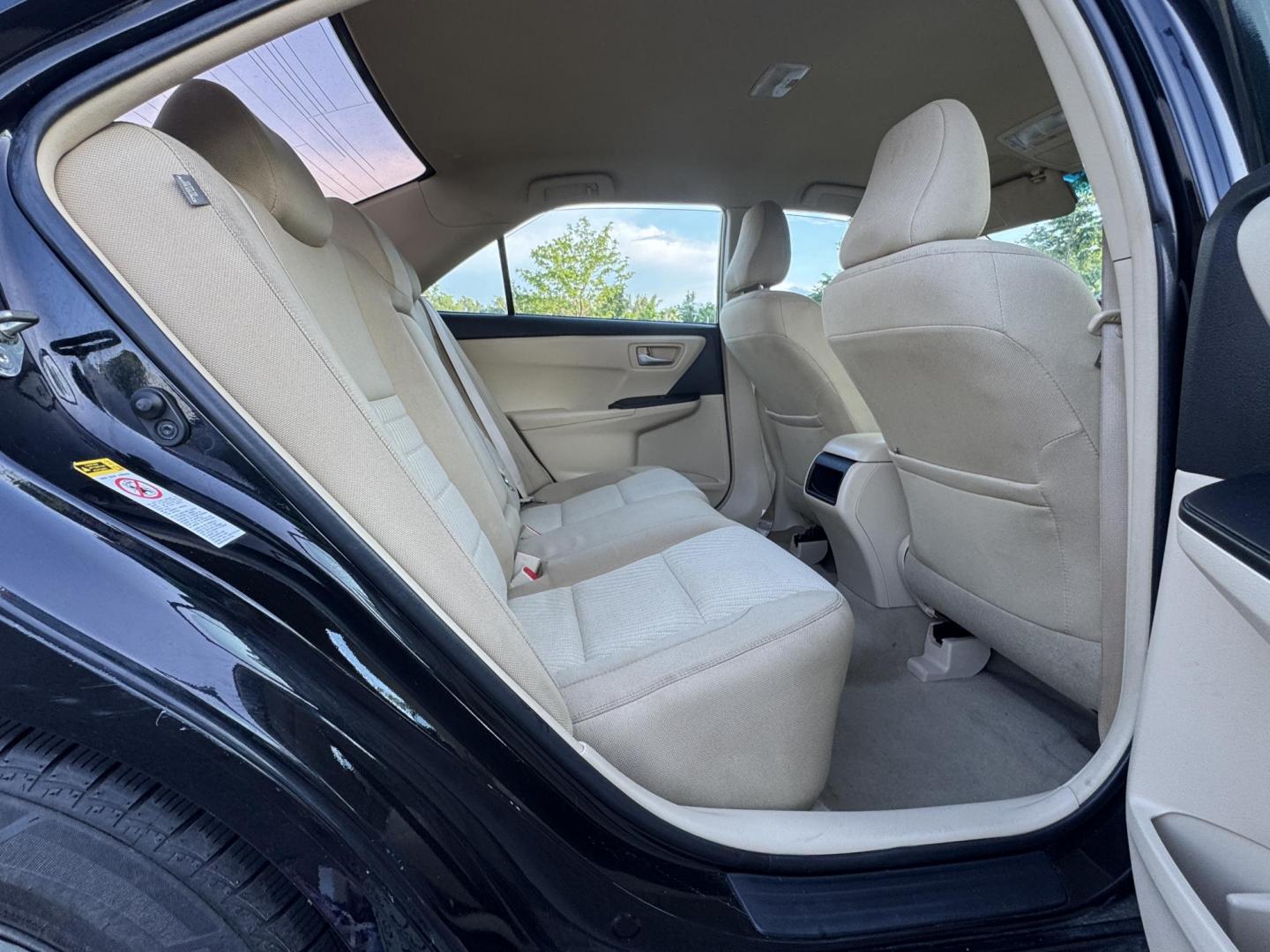2016 Black /Tan Toyota Camry SE (4T1BF1FK2GU) with an 2.5L L4 DOHC 16V engine, 6-Speed Automatic transmission, located at 2510 47th St. Suite 200, Boulder, CO, 80301, (303) 641-0333, 40.026196, -105.243217 - This, Low Mile, Non-Smoker Camry is a new Acquisition by Boulder Motors, of Boulder Colorado. It is Finished in Toyota’s Midnight Black Metallic with Flaxen interior. It has clean CarFax and Autocheck showing No Odometer or Problems reported Ever. It has a Clean, Clear CO Title. Some of the ad - Photo#18