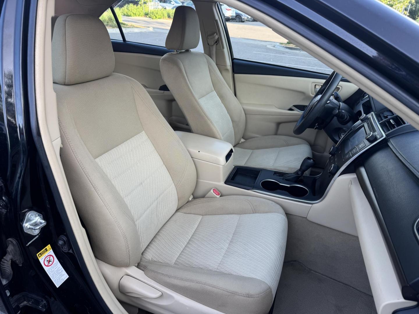 2016 Black /Tan Toyota Camry SE (4T1BF1FK2GU) with an 2.5L L4 DOHC 16V engine, 6-Speed Automatic transmission, located at 2510 47th St. Suite 200, Boulder, CO, 80301, (303) 641-0333, 40.026196, -105.243217 - This, Low Mile, Non-Smoker Camry is a new Acquisition by Boulder Motors, of Boulder Colorado. It is Finished in Toyota’s Midnight Black Metallic with Flaxen interior. It has clean CarFax and Autocheck showing No Odometer or Problems reported Ever. It has a Clean, Clear CO Title. Some of the ad - Photo#20