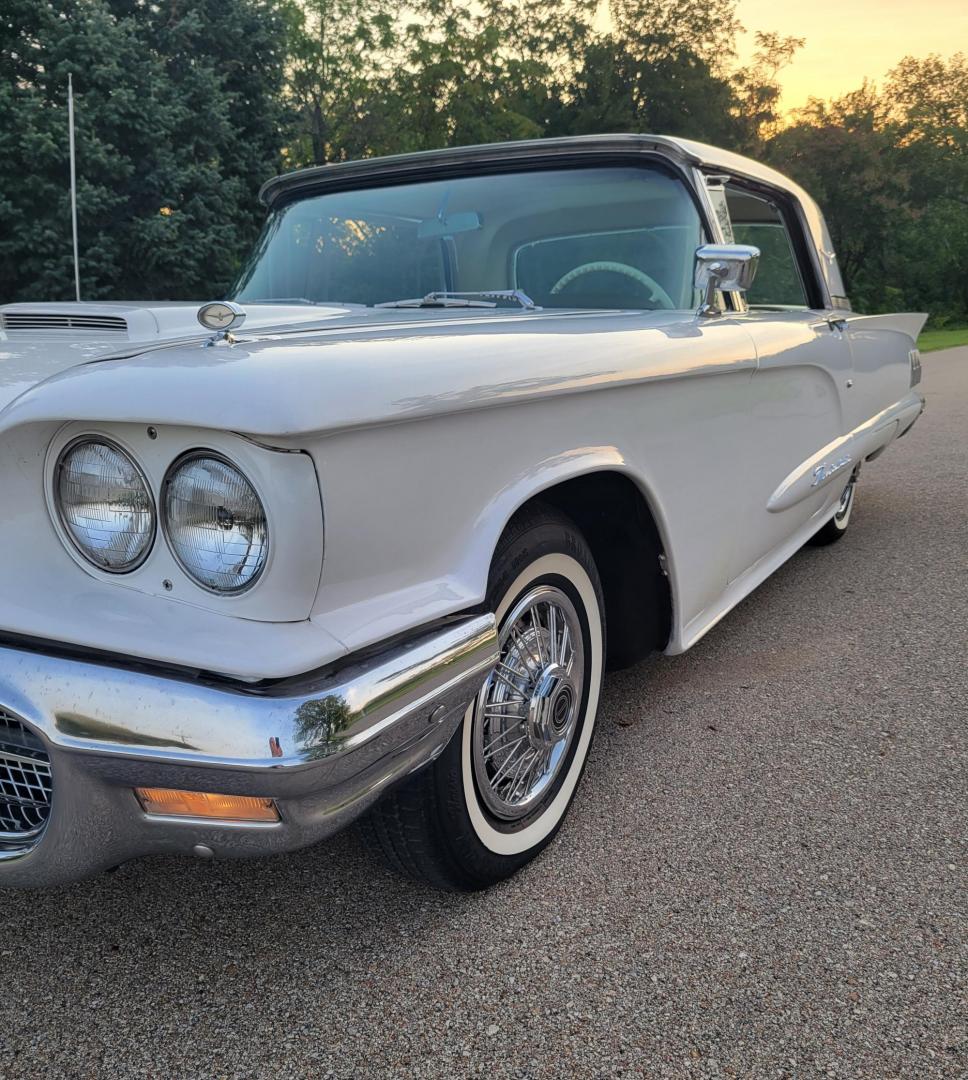 1960 White /Tan Ford Thunderbird (0Y71Y137793) , Automatic transmission, located at 2510 47th St. Suite 200, Boulder, CO, 80301, (303) 641-0333, 40.026196, -105.243217 - 1960 Thunderbird, 24,000 Original Actual 2 owner miles. All Original Factory Leather interior recently reconditioned with leather moisturizer. Purchased from Pierce-Arrow Foundation collection and refreshed by retired Ford Dealer Max Hanson. At Our Listed Price This great 1960 Ford Thunderbird qu - Photo#2