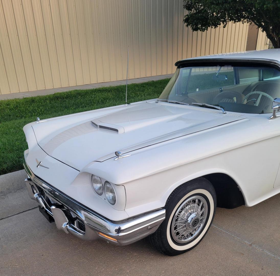 1960 White /Tan Ford Thunderbird (0Y71Y137793) , Automatic transmission, located at 2510 47th St. Suite 200, Boulder, CO, 80301, (303) 641-0333, 40.026196, -105.243217 - 1960 Thunderbird, 24,000 Original Actual 2 owner miles. All Original Factory Leather interior recently reconditioned with leather moisturizer. Purchased from Pierce-Arrow Foundation collection and refreshed by retired Ford Dealer Max Hanson. At Our Listed Price This great 1960 Ford Thunderbird qu - Photo#3