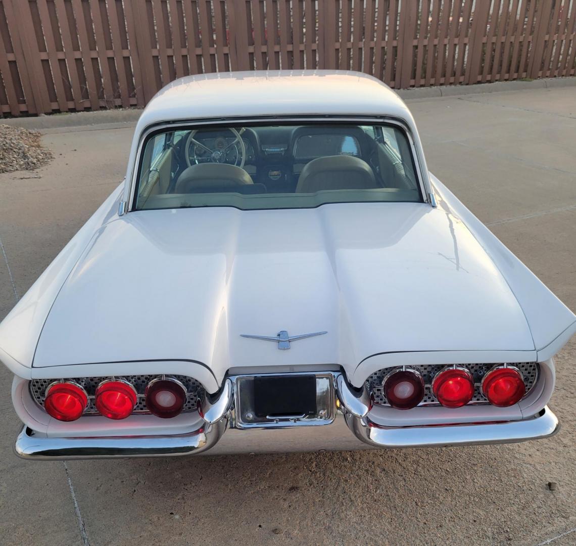 1960 White /Tan Ford Thunderbird (0Y71Y137793) , Automatic transmission, located at 2510 47th St. Suite 200, Boulder, CO, 80301, (303) 641-0333, 40.026196, -105.243217 - 1960 Thunderbird, 24,000 Original Actual 2 owner miles. All Original Factory Leather interior recently reconditioned with leather moisturizer. Purchased from Pierce-Arrow Foundation collection and refreshed by retired Ford Dealer Max Hanson. At Our Listed Price This great 1960 Ford Thunderbird qu - Photo#21