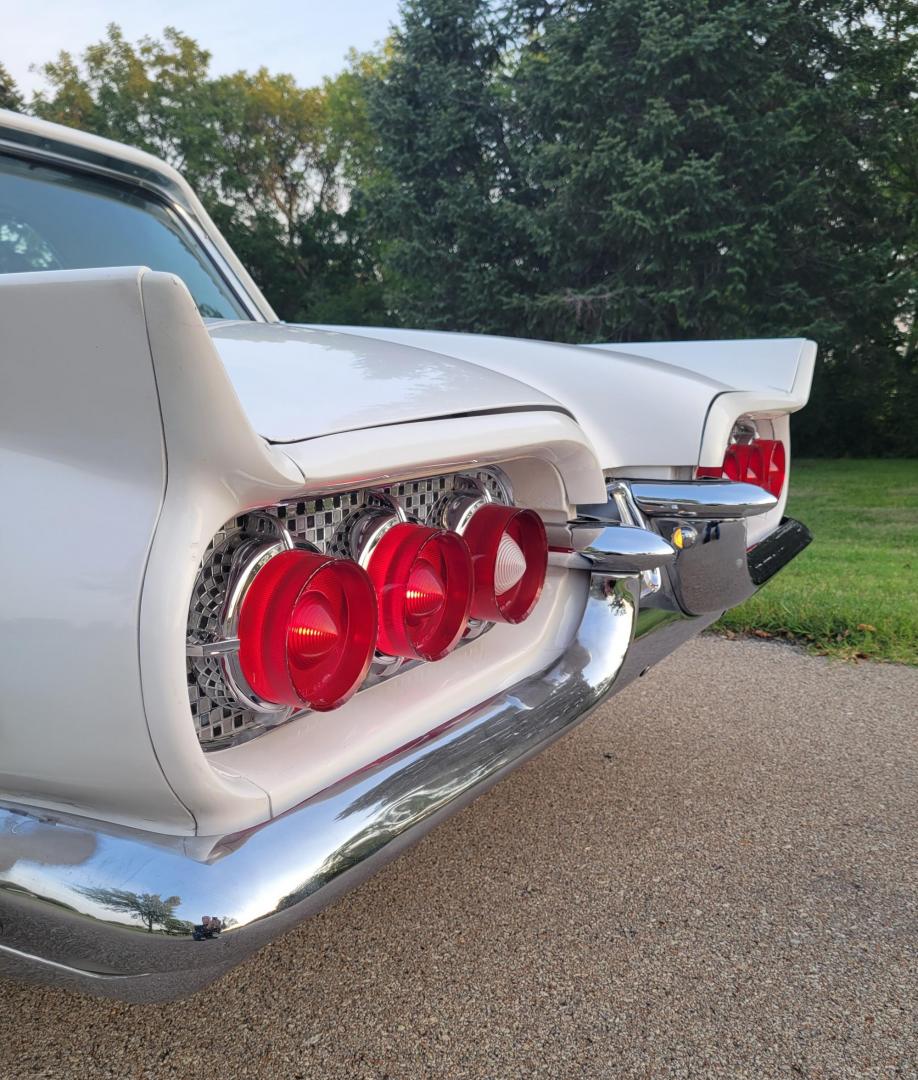 1960 White /Tan Ford Thunderbird (0Y71Y137793) , Automatic transmission, located at 2510 47th St. Suite 200, Boulder, CO, 80301, (303) 641-0333, 40.026196, -105.243217 - 1960 Thunderbird, 24,000 Original Actual 2 owner miles. All Original Factory Leather interior recently reconditioned with leather moisturizer. Purchased from Pierce-Arrow Foundation collection and refreshed by retired Ford Dealer Max Hanson. At Our Listed Price This great 1960 Ford Thunderbird qu - Photo#24