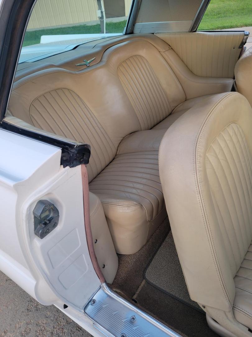 1960 White /Tan Ford Thunderbird (0Y71Y137793) , Automatic transmission, located at 2510 47th St. Suite 200, Boulder, CO, 80301, (303) 641-0333, 40.026196, -105.243217 - 1960 Thunderbird, 24,000 Original Actual 2 owner miles. All Original Factory Leather interior recently reconditioned with leather moisturizer. Purchased from Pierce-Arrow Foundation collection and refreshed by retired Ford Dealer Max Hanson. At Our Listed Price This great 1960 Ford Thunderbird qu - Photo#47