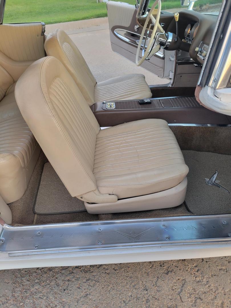 1960 White /Tan Ford Thunderbird (0Y71Y137793) , Automatic transmission, located at 2510 47th St. Suite 200, Boulder, CO, 80301, (303) 641-0333, 40.026196, -105.243217 - 1960 Thunderbird, 24,000 Original Actual 2 owner miles. All Original Factory Leather interior recently reconditioned with leather moisturizer. Purchased from Pierce-Arrow Foundation collection and refreshed by retired Ford Dealer Max Hanson. At Our Listed Price This great 1960 Ford Thunderbird qu - Photo#52