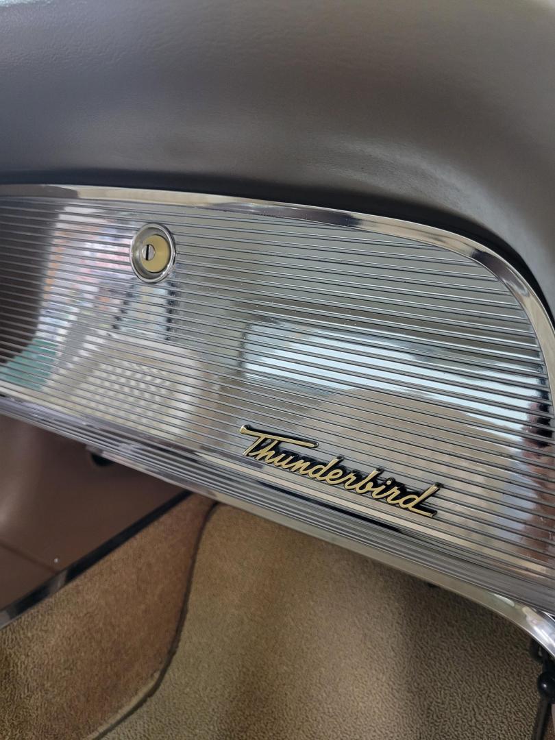 1960 White /Tan Ford Thunderbird (0Y71Y137793) , Automatic transmission, located at 2510 47th St. Suite 200, Boulder, CO, 80301, (303) 641-0333, 40.026196, -105.243217 - 1960 Thunderbird, 24,000 Original Actual 2 owner miles. All Original Factory Leather interior recently reconditioned with leather moisturizer. Purchased from Pierce-Arrow Foundation collection and refreshed by retired Ford Dealer Max Hanson. At Our Listed Price This great 1960 Ford Thunderbird qu - Photo#58