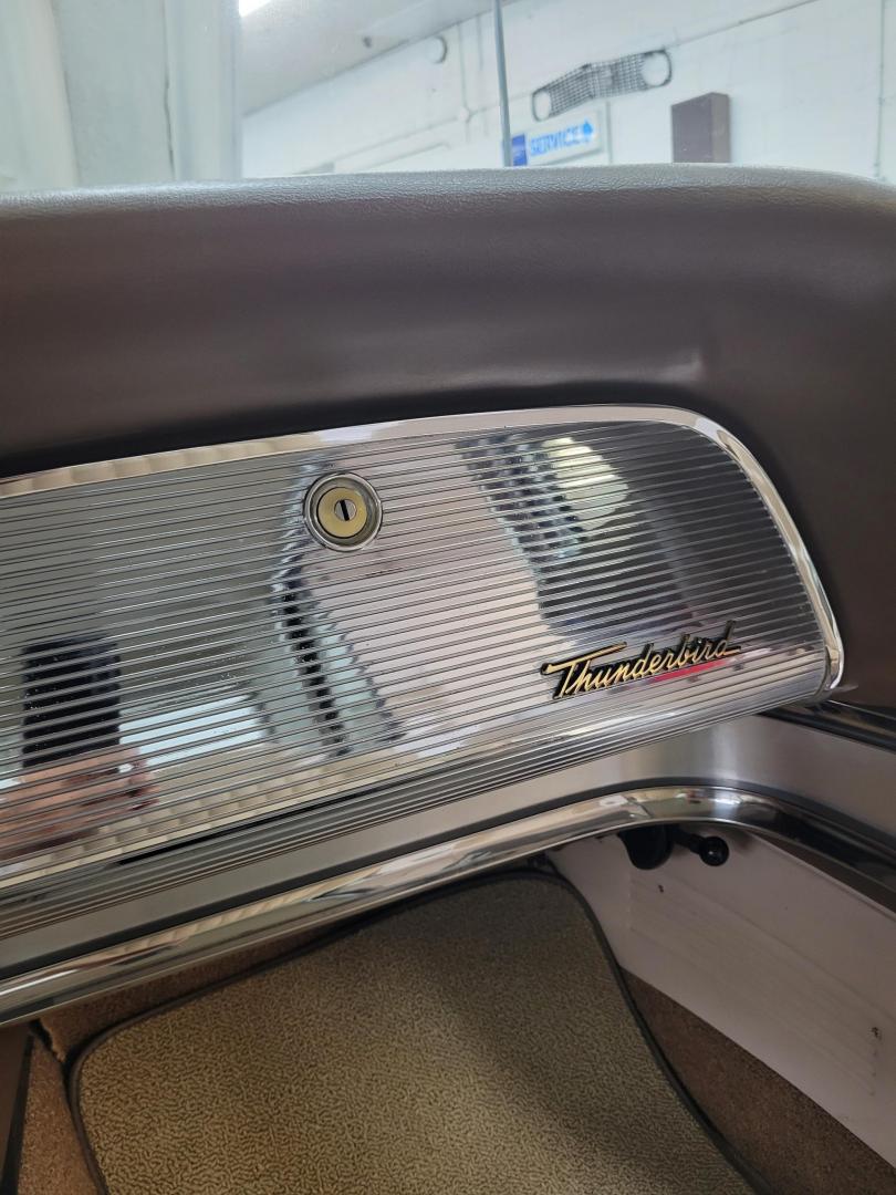 1960 White /Tan Ford Thunderbird (0Y71Y137793) , Automatic transmission, located at 2510 47th St. Suite 200, Boulder, CO, 80301, (303) 641-0333, 40.026196, -105.243217 - 1960 Thunderbird, 24,000 Original Actual 2 owner miles. All Original Factory Leather interior recently reconditioned with leather moisturizer. Purchased from Pierce-Arrow Foundation collection and refreshed by retired Ford Dealer Max Hanson. At Our Listed Price This great 1960 Ford Thunderbird qu - Photo#61