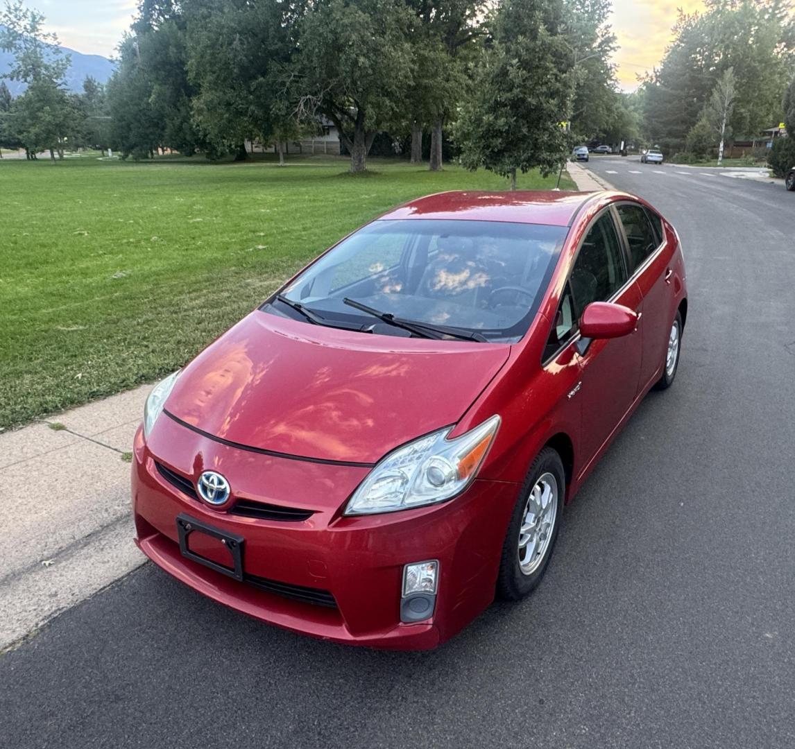 2011 Red /Black Toyota Prius Prius IV (JTDKN3DU1B0) with an 1.8L L4 DOHC 16V engine, Continuously Variable Transmission transmission, located at 2510 47th St. Suite 200, Boulder, CO, 80301, (303) 641-0333, 40.026196, -105.243217 - This Non smoker, Wyoming and Colorado owned 2011 Prius Iv was acquired by Boulder Motors in 2017 and used as a Company Car ever since. It is finished in Barcelona Red Metallic (3R3) with Light Gray Interior. The Car Fax and Auto check is clean and Clear showing no accidents. The title is Clean Clear - Photo#0