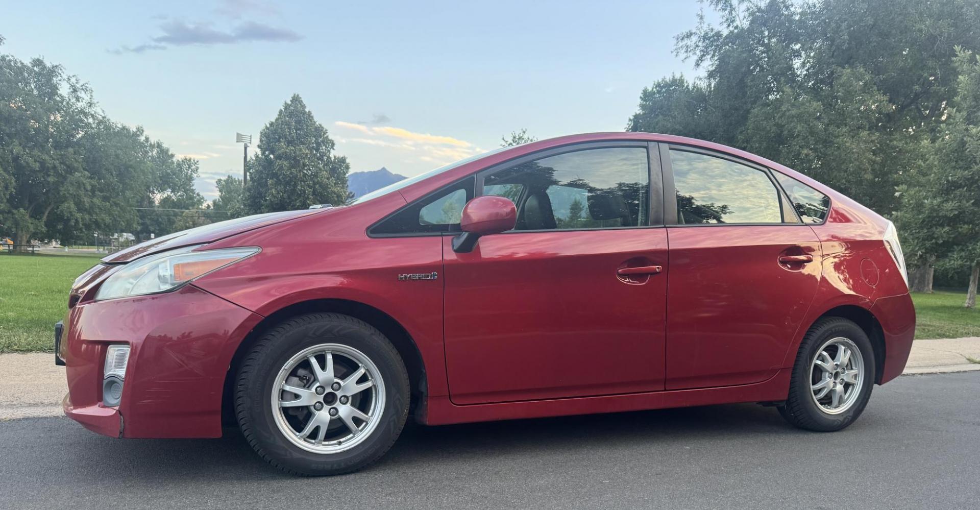 2011 Red /Black Toyota Prius Prius IV (JTDKN3DU1B0) with an 1.8L L4 DOHC 16V engine, Continuously Variable Transmission transmission, located at 2510 47th St. Suite 200, Boulder, CO, 80301, (303) 641-0333, 40.026196, -105.243217 - This Non smoker, Wyoming and Colorado owned 2011 Prius Iv was acquired by Boulder Motors in 2017 and used as a Company Car ever since. It is finished in Barcelona Red Metallic (3R3) with Light Gray Interior. The Car Fax and Auto check is clean and Clear showing no accidents. The title is Clean Clear - Photo#6