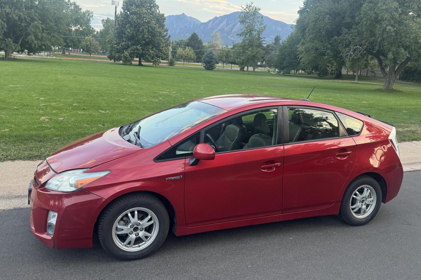 2011 Red /Black Toyota Prius Prius IV (JTDKN3DU1B0) with an 1.8L L4 DOHC 16V engine, Continuously Variable Transmission transmission, located at 2510 47th St. Suite 200, Boulder, CO, 80301, (303) 641-0333, 40.026196, -105.243217 - This Non smoker, Wyoming and Colorado owned 2011 Prius Iv was acquired by Boulder Motors in 2017 and used as a Company Car ever since. It is finished in Barcelona Red Metallic (3R3) with Light Gray Interior. The Car Fax and Auto check is clean and Clear showing no accidents. The title is Clean Clear - Photo#8