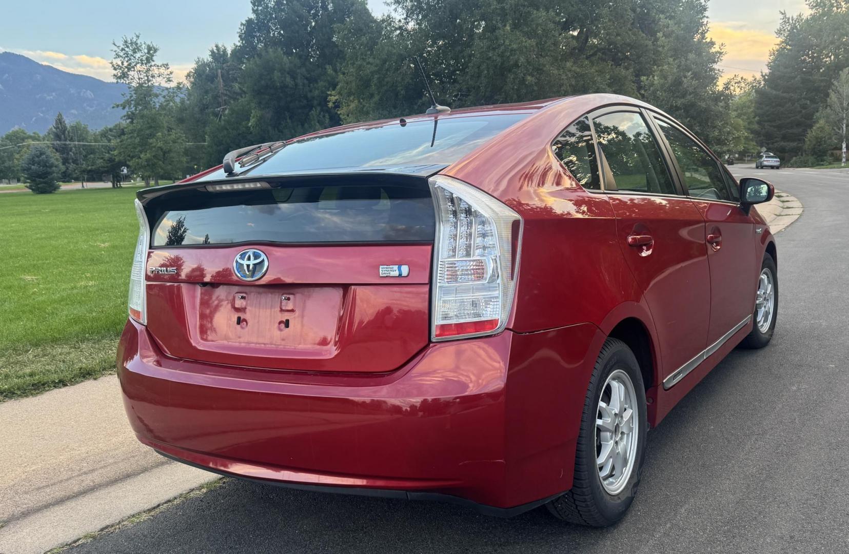 2011 Red /Black Toyota Prius Prius IV (JTDKN3DU1B0) with an 1.8L L4 DOHC 16V engine, Continuously Variable Transmission transmission, located at 2510 47th St. Suite 200, Boulder, CO, 80301, (303) 641-0333, 40.026196, -105.243217 - This Non smoker, Wyoming and Colorado owned 2011 Prius Iv was acquired by Boulder Motors in 2017 and used as a Company Car ever since. It is finished in Barcelona Red Metallic (3R3) with Light Gray Interior. The Car Fax and Auto check is clean and Clear showing no accidents. The title is Clean Clear - Photo#34