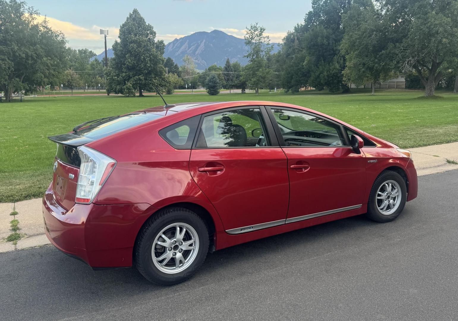 2011 Red /Black Toyota Prius Prius IV (JTDKN3DU1B0) with an 1.8L L4 DOHC 16V engine, Continuously Variable Transmission transmission, located at 2510 47th St. Suite 200, Boulder, CO, 80301, (303) 641-0333, 40.026196, -105.243217 - This Non smoker, Wyoming and Colorado owned 2011 Prius Iv was acquired by Boulder Motors in 2017 and used as a Company Car ever since. It is finished in Barcelona Red Metallic (3R3) with Light Gray Interior. The Car Fax and Auto check is clean and Clear showing no accidents. The title is Clean Clear - Photo#36