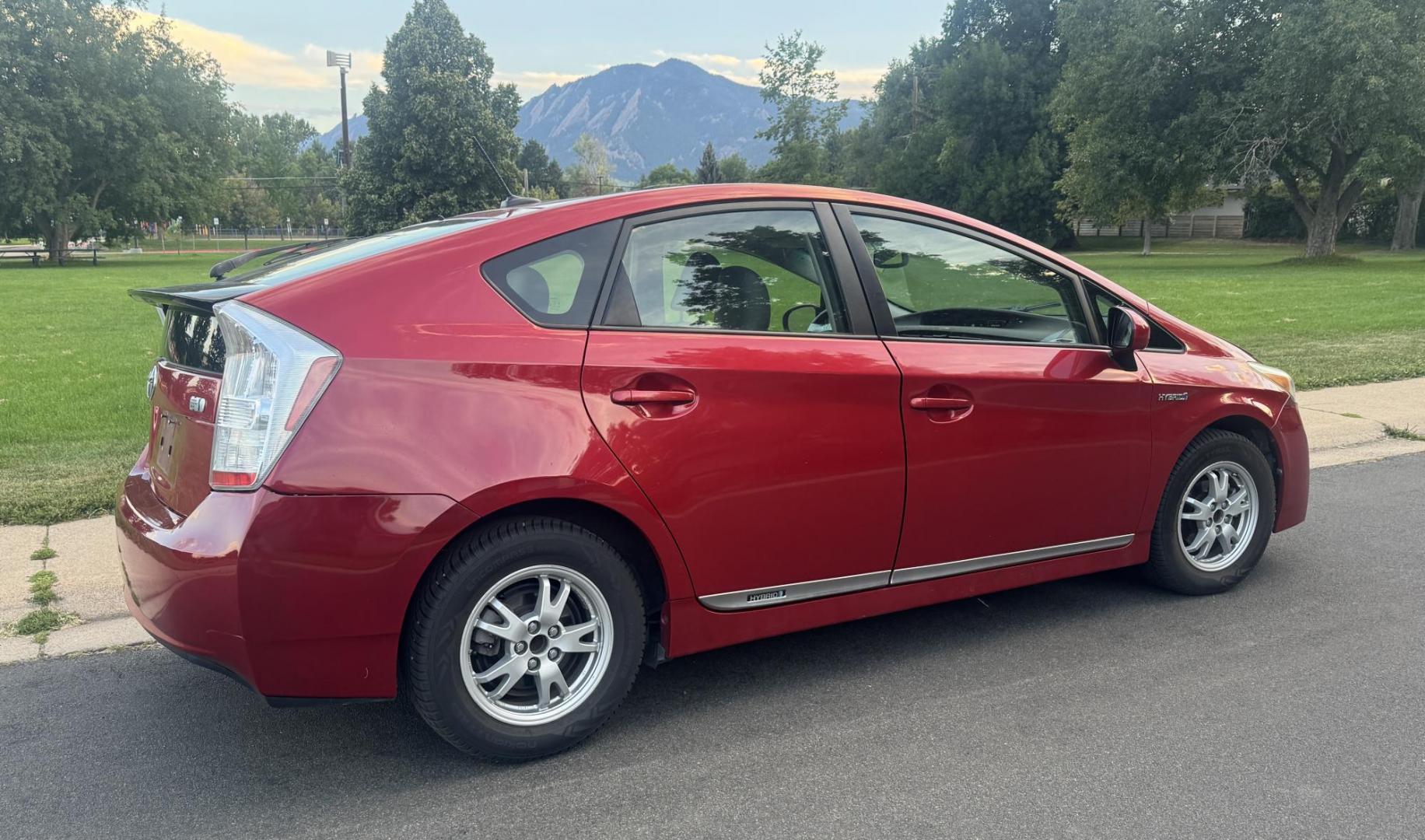 2011 Red /Black Toyota Prius Prius IV (JTDKN3DU1B0) with an 1.8L L4 DOHC 16V engine, Continuously Variable Transmission transmission, located at 2510 47th St. Suite 200, Boulder, CO, 80301, (303) 641-0333, 40.026196, -105.243217 - This Non smoker, Wyoming and Colorado owned 2011 Prius Iv was acquired by Boulder Motors in 2017 and used as a Company Car ever since. It is finished in Barcelona Red Metallic (3R3) with Light Gray Interior. The Car Fax and Auto check is clean and Clear showing no accidents. The title is Clean Clear - Photo#38