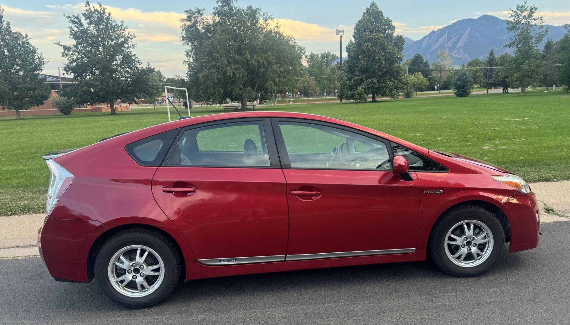 2011 Red /Black Toyota Prius Prius IV (JTDKN3DU1B0) with an 1.8L L4 DOHC 16V engine, Continuously Variable Transmission transmission, located at 2510 47th St. Suite 200, Boulder, CO, 80301, (303) 641-0333, 40.026196, -105.243217 - This Non smoker, Wyoming and Colorado owned 2011 Prius Iv was acquired by Boulder Motors in 2017 and used as a Company Car ever since. It is finished in Barcelona Red Metallic (3R3) with Light Gray Interior. The Car Fax and Auto check is clean and Clear showing no accidents. The title is Clean Clear - Photo#40