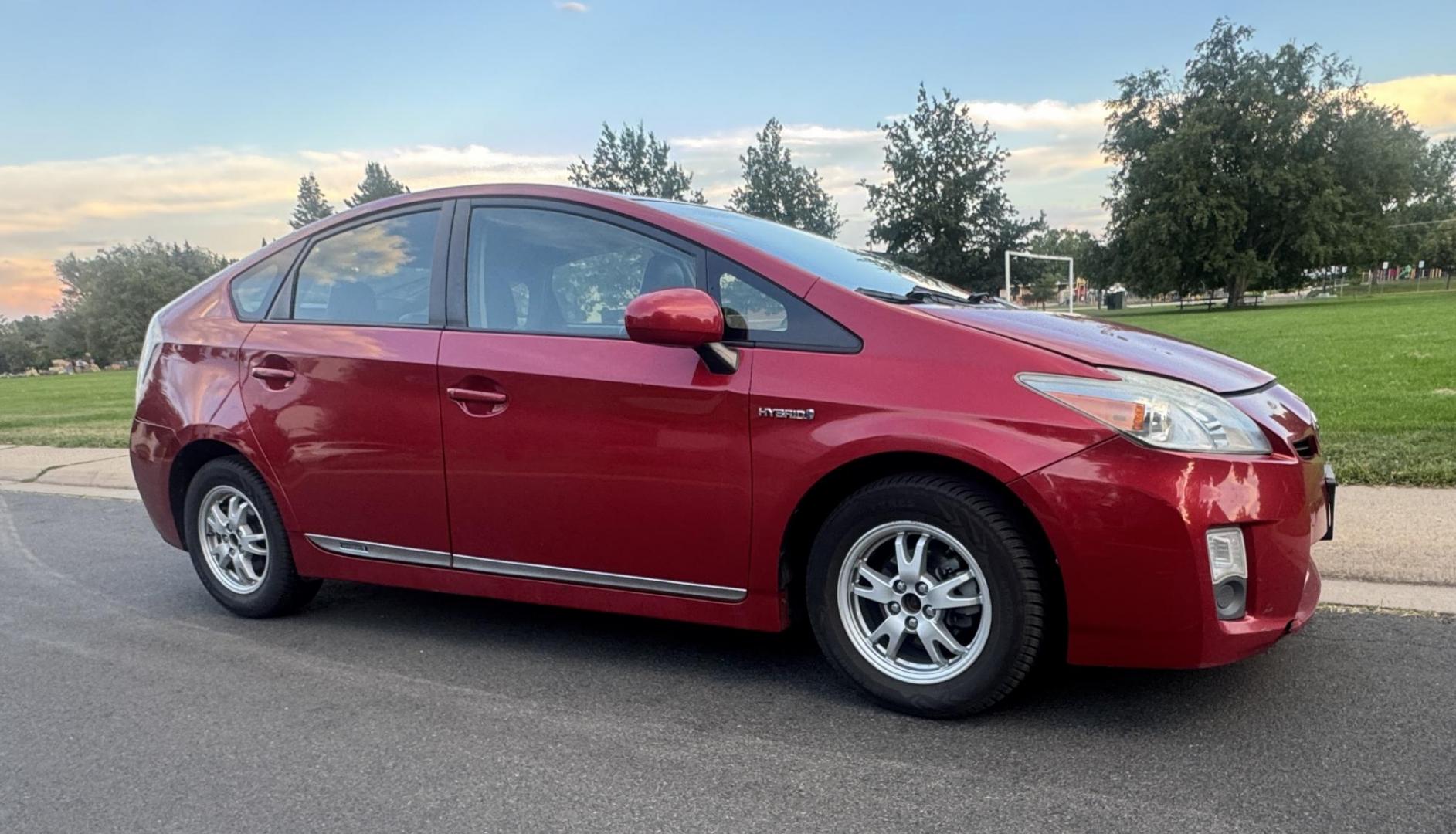 2011 Red /Black Toyota Prius Prius IV (JTDKN3DU1B0) with an 1.8L L4 DOHC 16V engine, Continuously Variable Transmission transmission, located at 2510 47th St. Suite 200, Boulder, CO, 80301, (303) 641-0333, 40.026196, -105.243217 - This Non smoker, Wyoming and Colorado owned 2011 Prius Iv was acquired by Boulder Motors in 2017 and used as a Company Car ever since. It is finished in Barcelona Red Metallic (3R3) with Light Gray Interior. The Car Fax and Auto check is clean and Clear showing no accidents. The title is Clean Clear - Photo#46