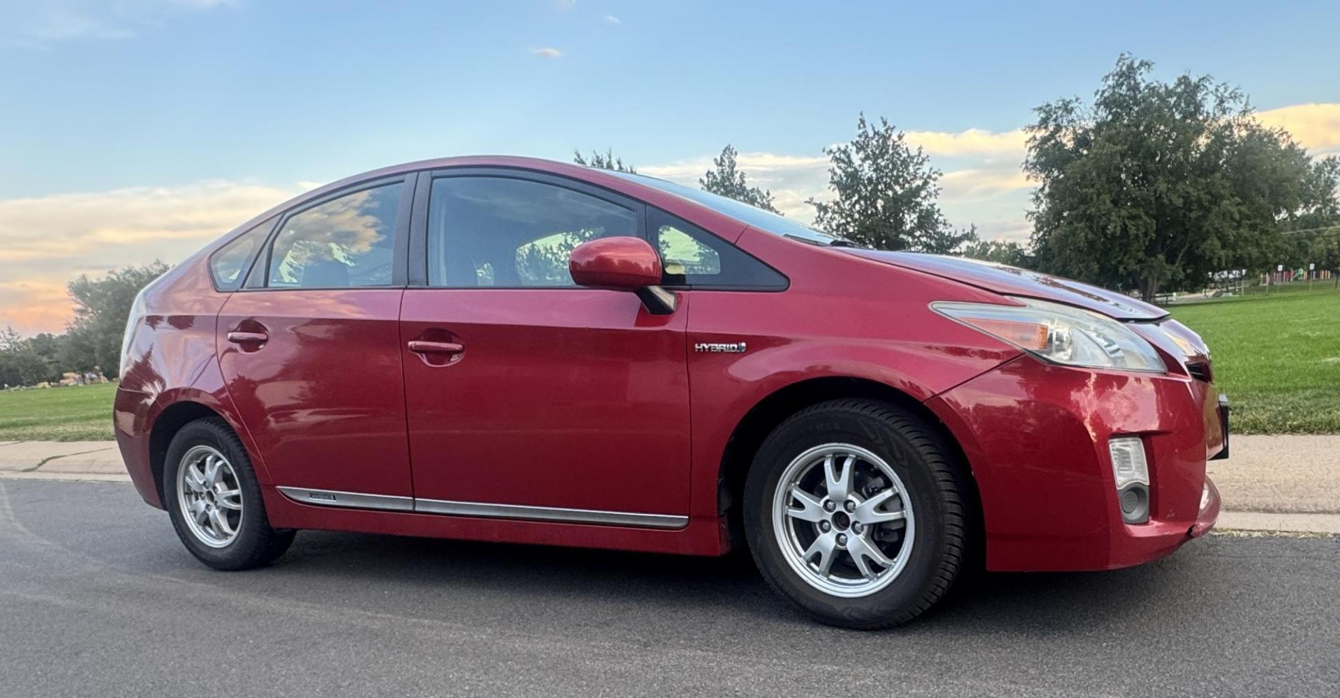 2011 Red /Black Toyota Prius Prius IV (JTDKN3DU1B0) with an 1.8L L4 DOHC 16V engine, Continuously Variable Transmission transmission, located at 2510 47th St. Suite 200, Boulder, CO, 80301, (303) 641-0333, 40.026196, -105.243217 - This Non smoker, Wyoming and Colorado owned 2011 Prius Iv was acquired by Boulder Motors in 2017 and used as a Company Car ever since. It is finished in Barcelona Red Metallic (3R3) with Light Gray Interior. The Car Fax and Auto check is clean and Clear showing no accidents. The title is Clean Clear - Photo#47
