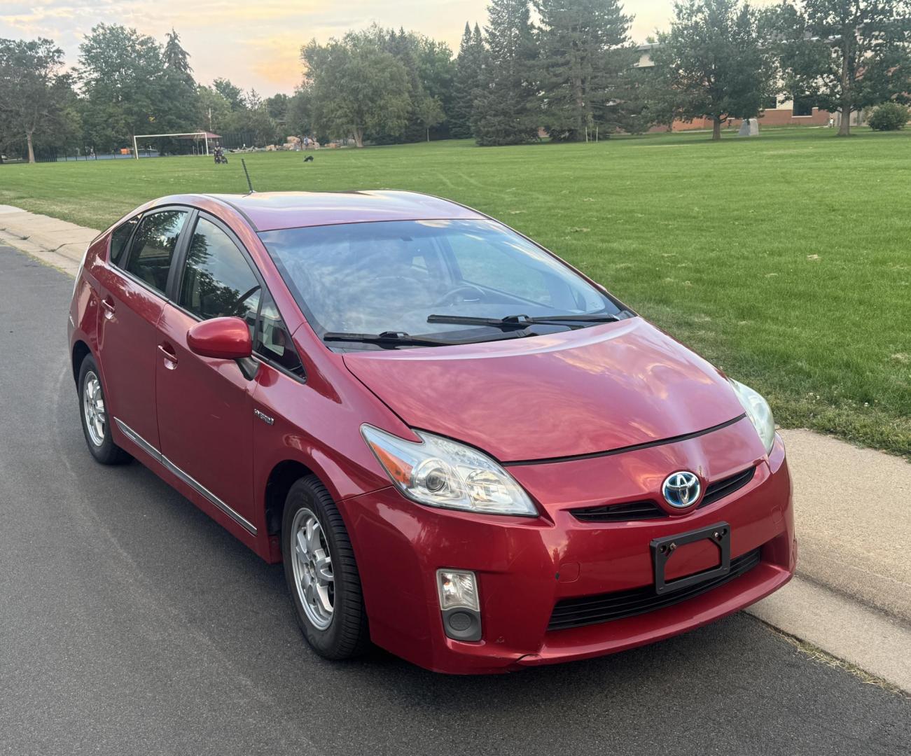 2011 Red /Black Toyota Prius Prius IV (JTDKN3DU1B0) with an 1.8L L4 DOHC 16V engine, Continuously Variable Transmission transmission, located at 2510 47th St. Suite 200, Boulder, CO, 80301, (303) 641-0333, 40.026196, -105.243217 - This Non smoker, Wyoming and Colorado owned 2011 Prius Iv was acquired by Boulder Motors in 2017 and used as a Company Car ever since. It is finished in Barcelona Red Metallic (3R3) with Light Gray Interior. The Car Fax and Auto check is clean and Clear showing no accidents. The title is Clean Clear - Photo#50