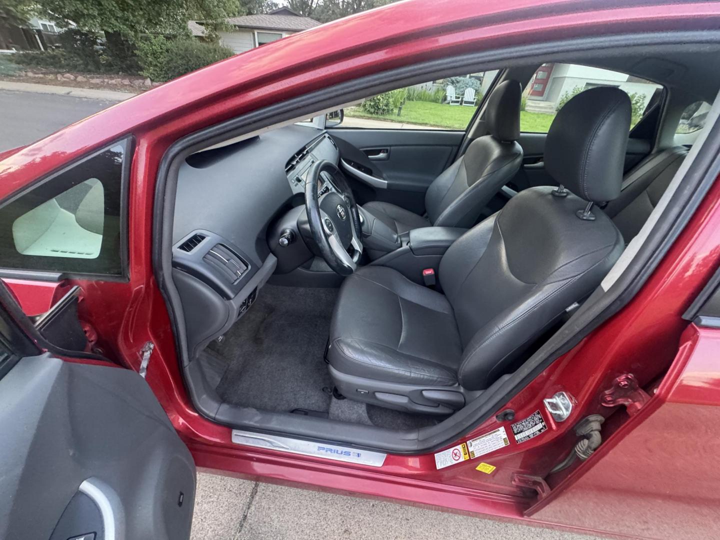 2011 Red /Black Toyota Prius Prius IV (JTDKN3DU1B0) with an 1.8L L4 DOHC 16V engine, Continuously Variable Transmission transmission, located at 2510 47th St. Suite 200, Boulder, CO, 80301, (303) 641-0333, 40.026196, -105.243217 - This Non smoker, Wyoming and Colorado owned 2011 Prius Iv was acquired by Boulder Motors in 2017 and used as a Company Car ever since. It is finished in Barcelona Red Metallic (3R3) with Light Gray Interior. The Car Fax and Auto check is clean and Clear showing no accidents. The title is Clean Clear - Photo#52